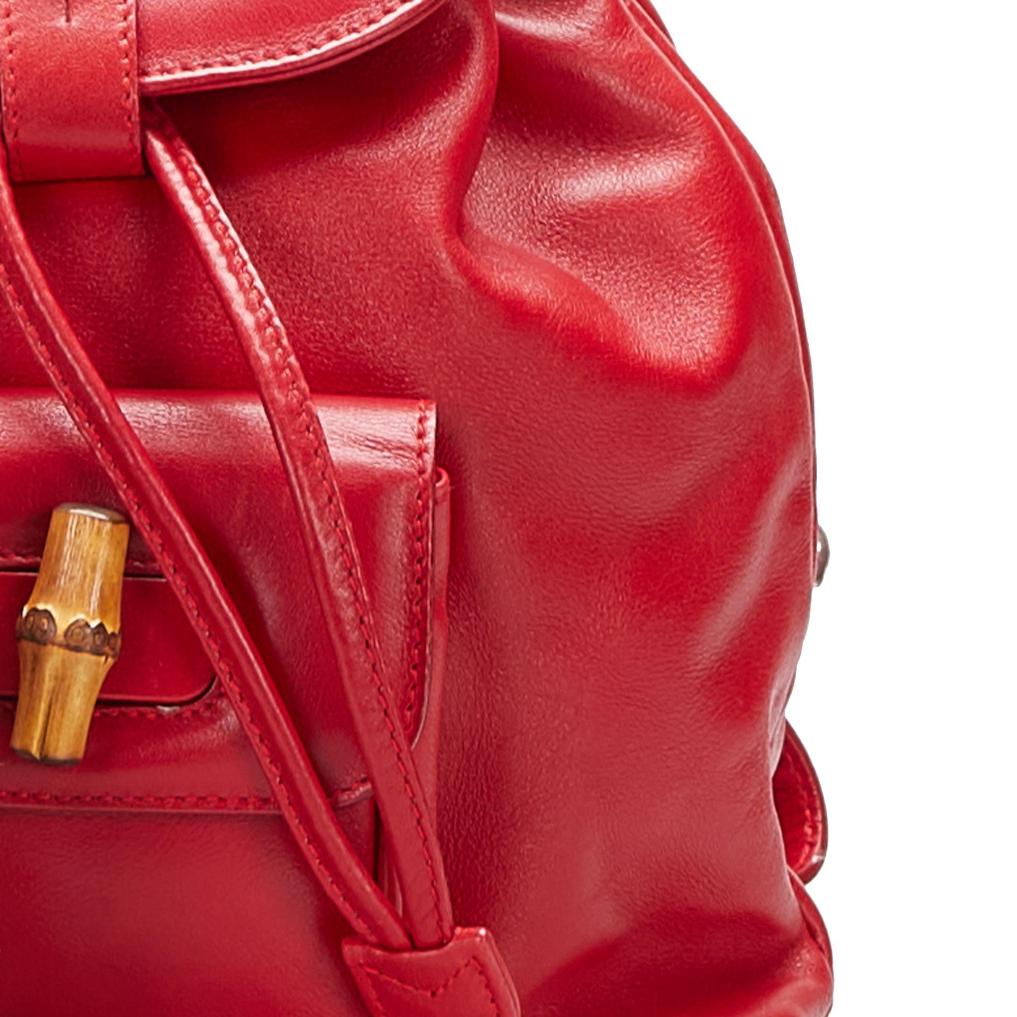 Gucci Mini Bamboo Backpack (SHG-36845)