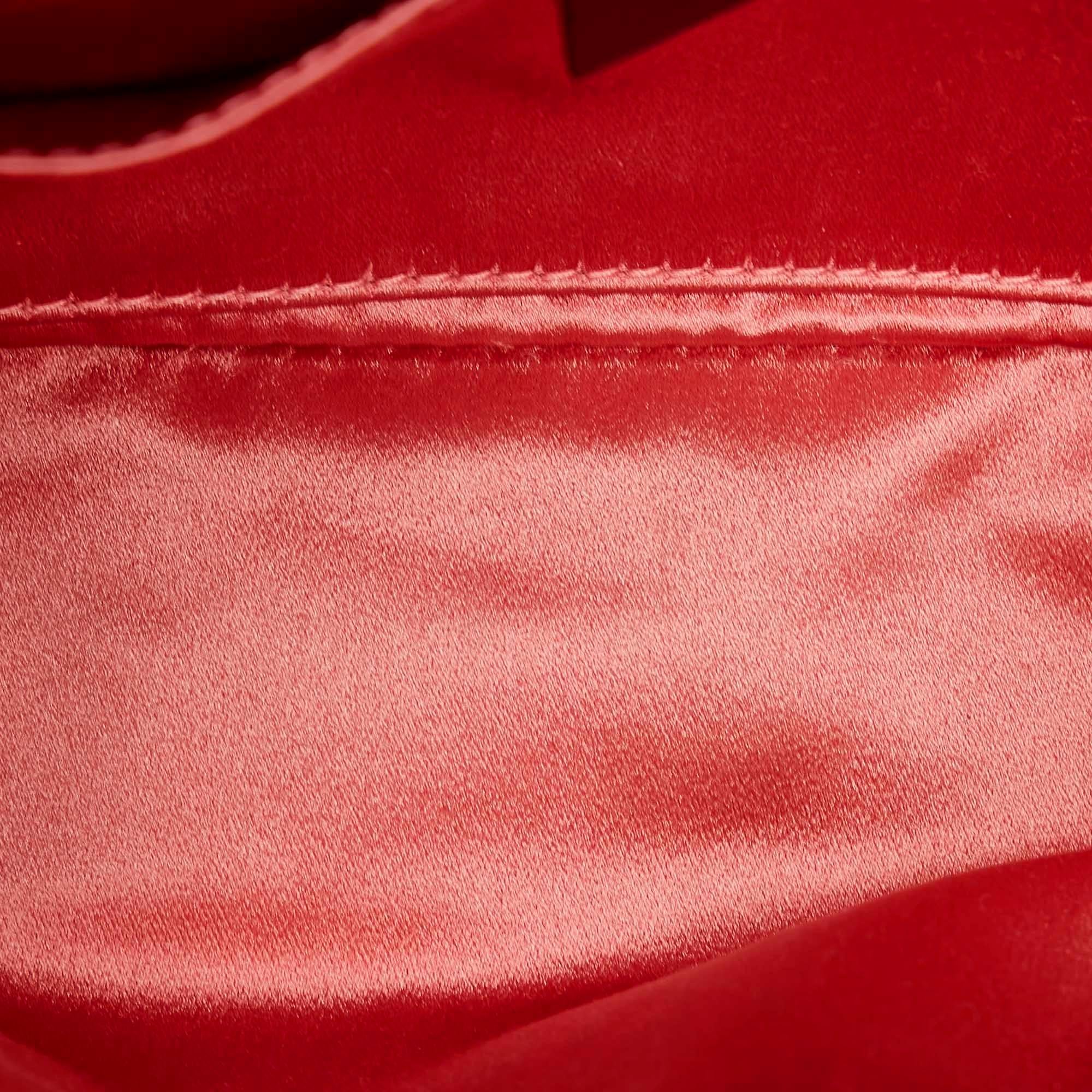 Gucci Mini GG Marmont Matelasse Velvet Crossbody Bag (SHG-29737)