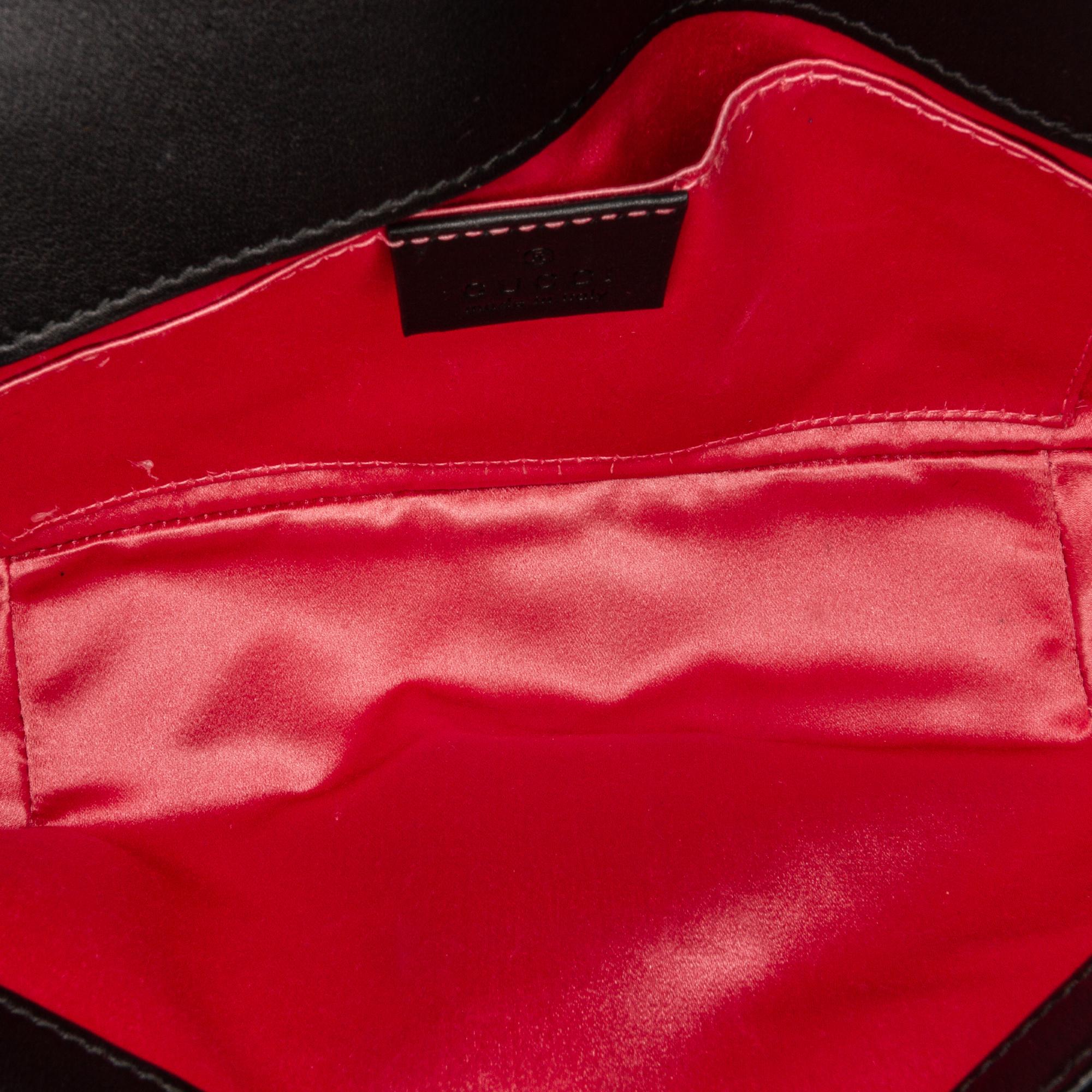 Gucci Mini GG Marmont Matelasse Velvet Crossbody Bag (SHG-32618)