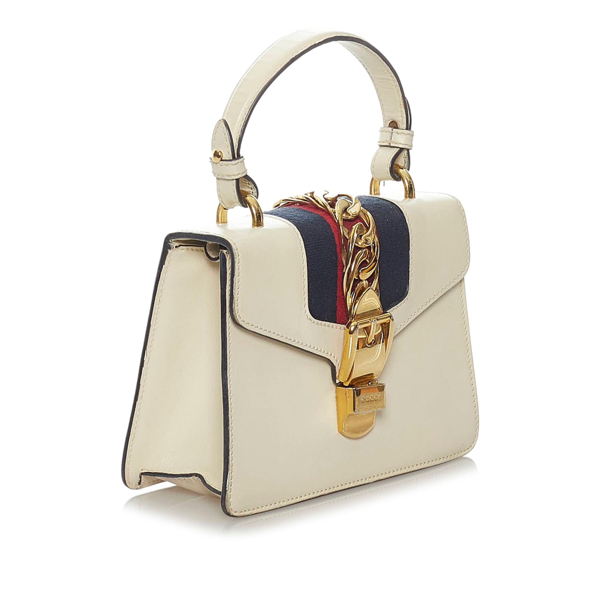 Gucci Mini Sylvie Leather Satchel (SHG-28819)