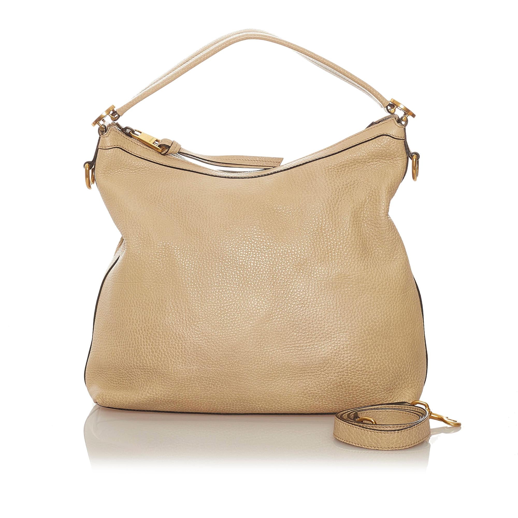 Gucci Miss GG Leather Satchel (SHG-28114)