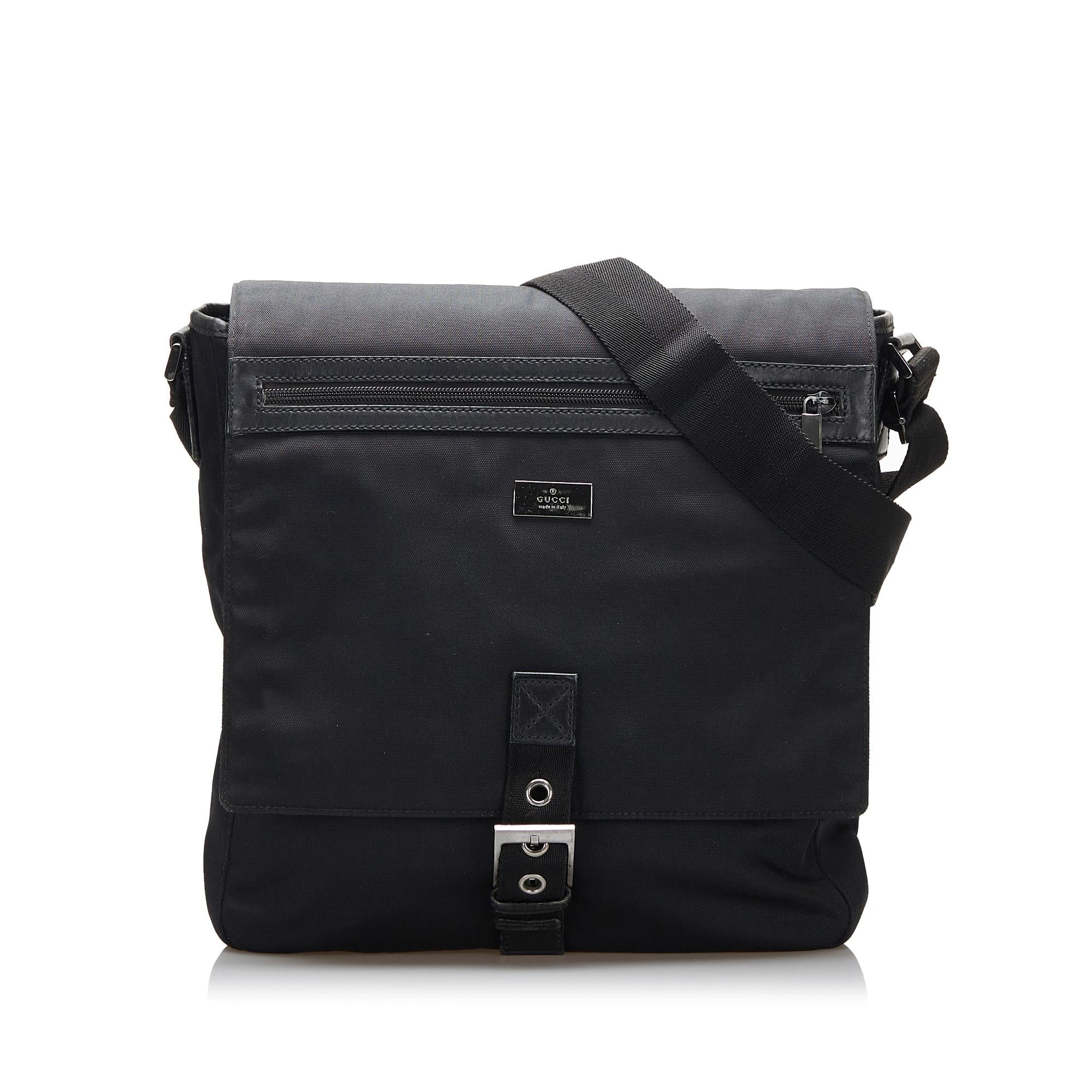 Gucci Nylon Crossbody Bag (SHG-I5GlGn)