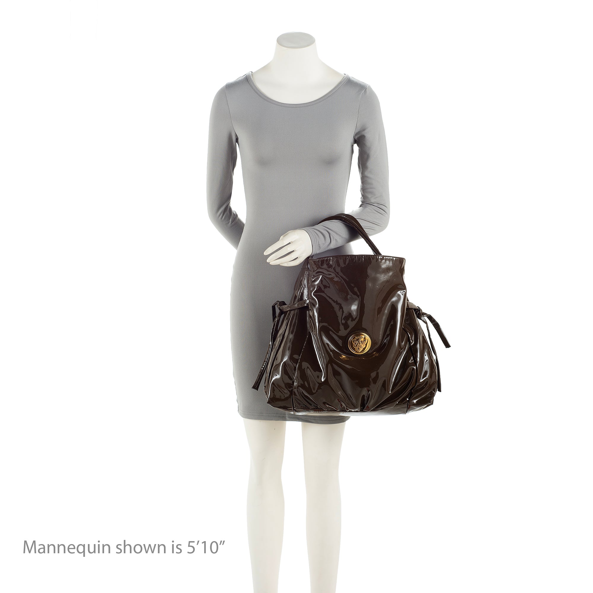 Gucci Patent Leather Hysteria Medium Hobo (SHF-23142)