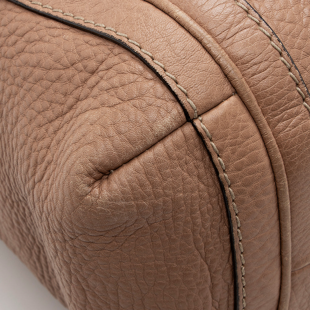 Gucci Pebbled Leather Medium Bella Hobo - FINAL SALE (SHF-18424)