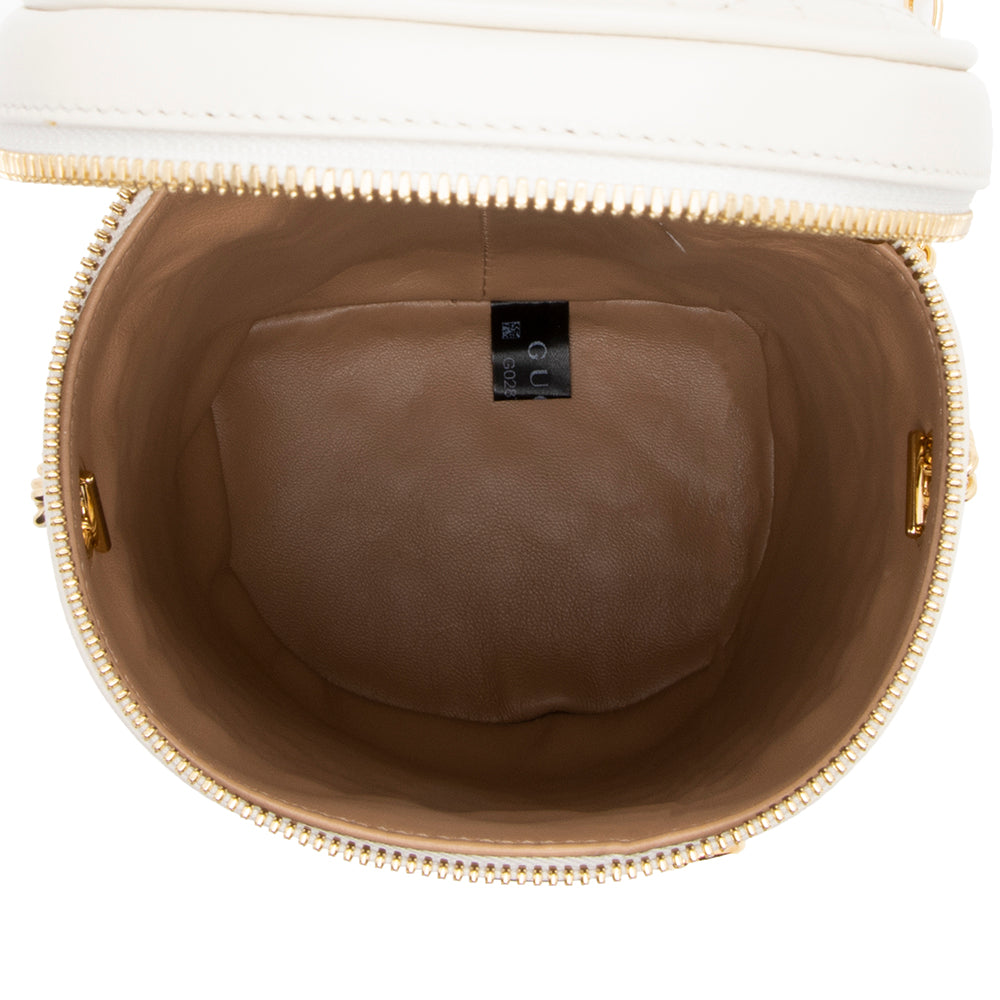 Gucci Quilted Leather Zumi Cylindrical Shoulder Bag (SHF-15064)