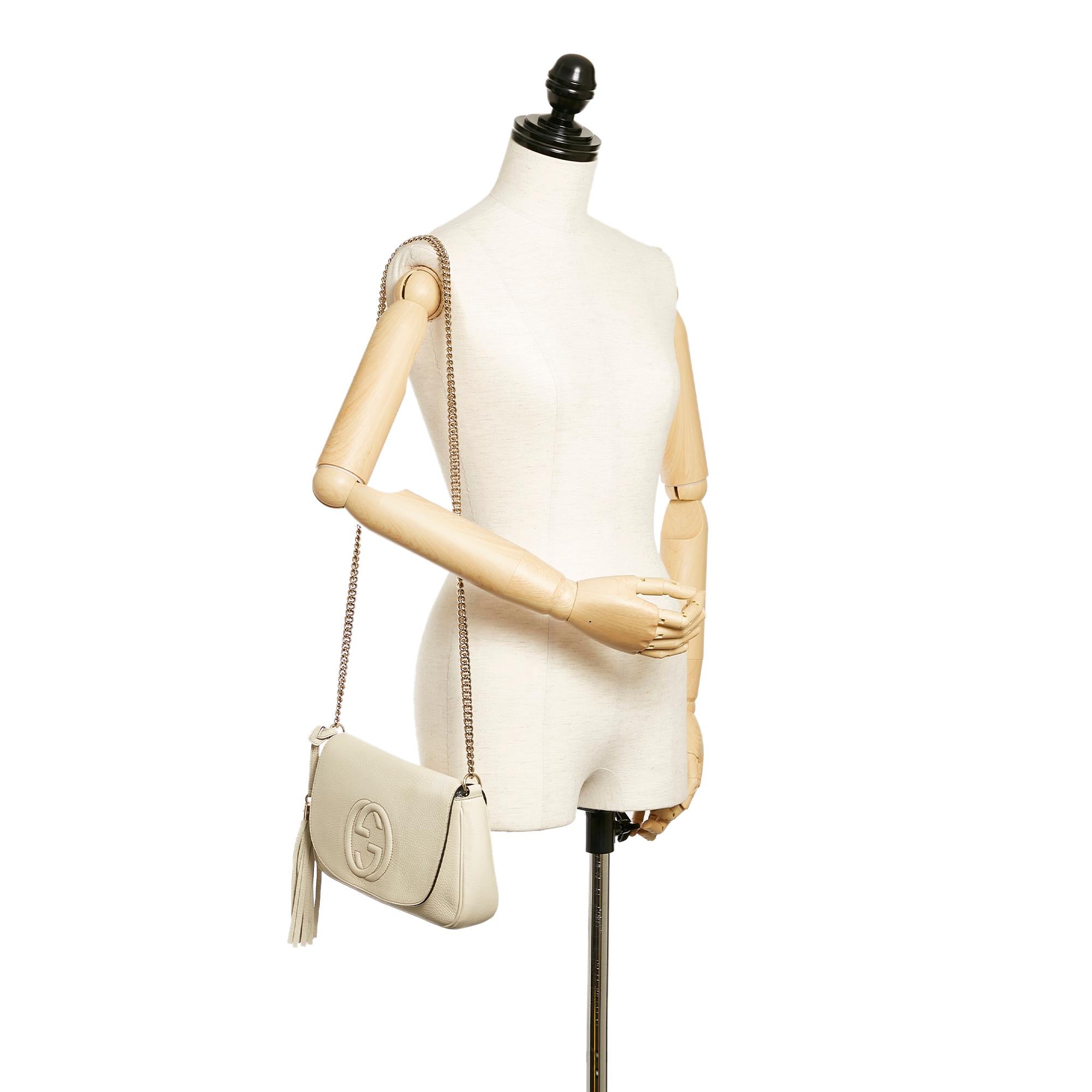 Gucci Soho Chain Leather Crossbody Bag (SHG-27988)