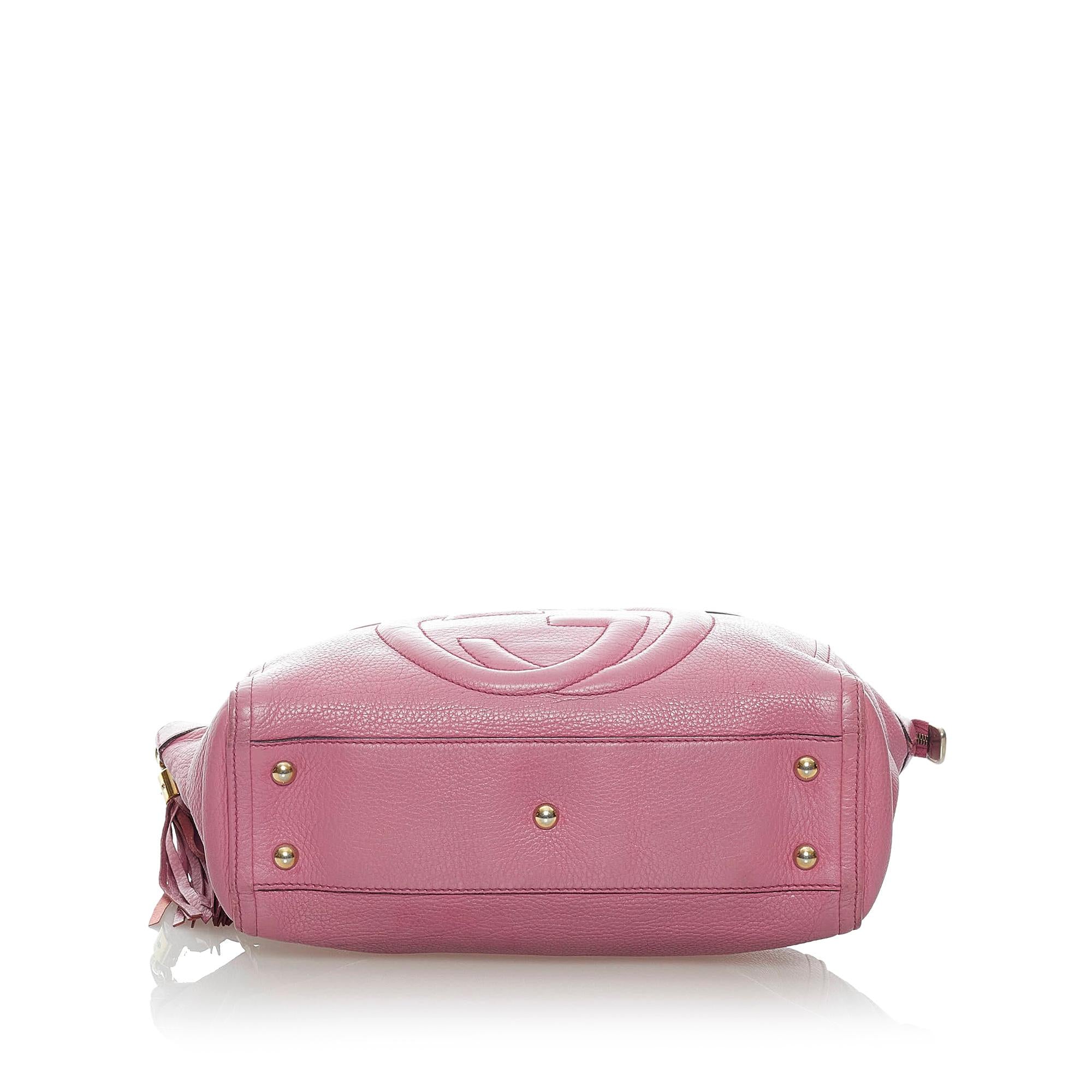 Gucci Soho Working Leather Tote Bag (SHG-32399)