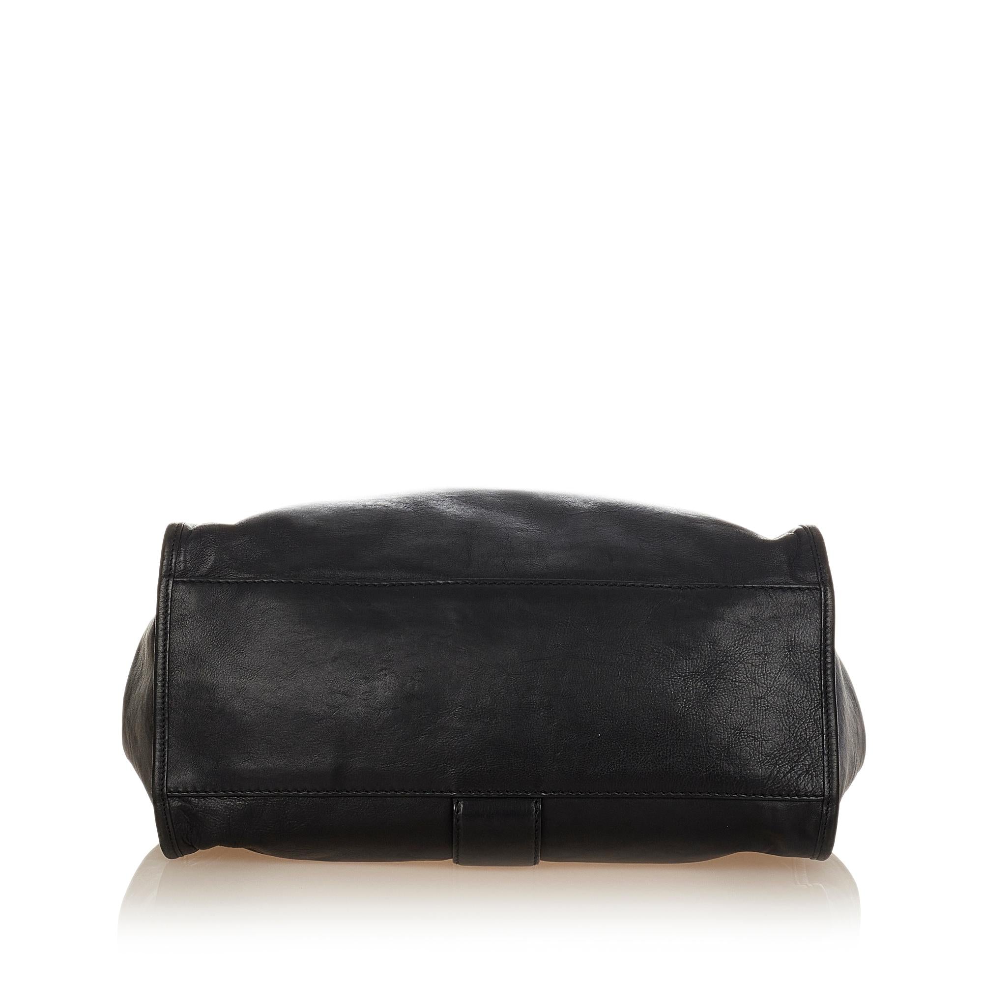 Gucci Stirrup Leather Shoulder Bag (SHG-25765)