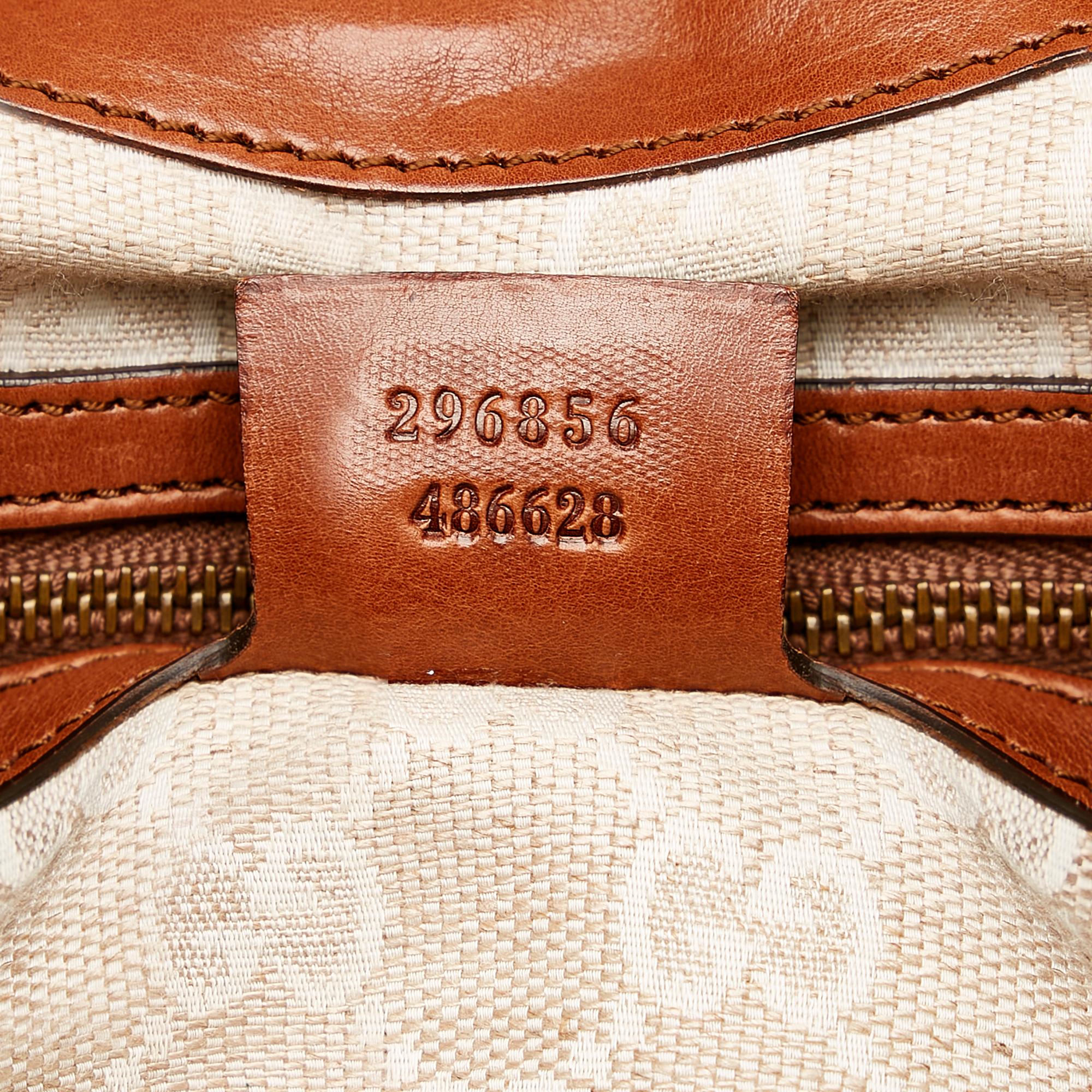 Gucci Stirrup Leather Shoulder Bag (SHG-29528)