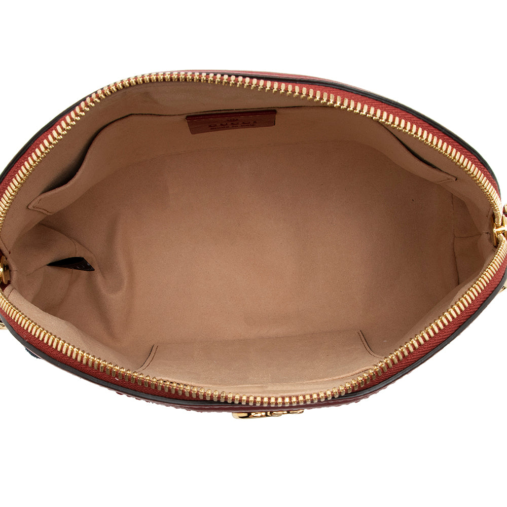 Gucci Suede Ophidia Dome Small Shoulder Bag (SHF-15731)