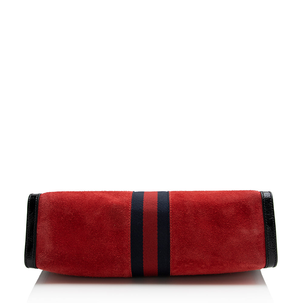 Gucci Suede Ophidia Medium Shoulder Bag (SHF-22049)