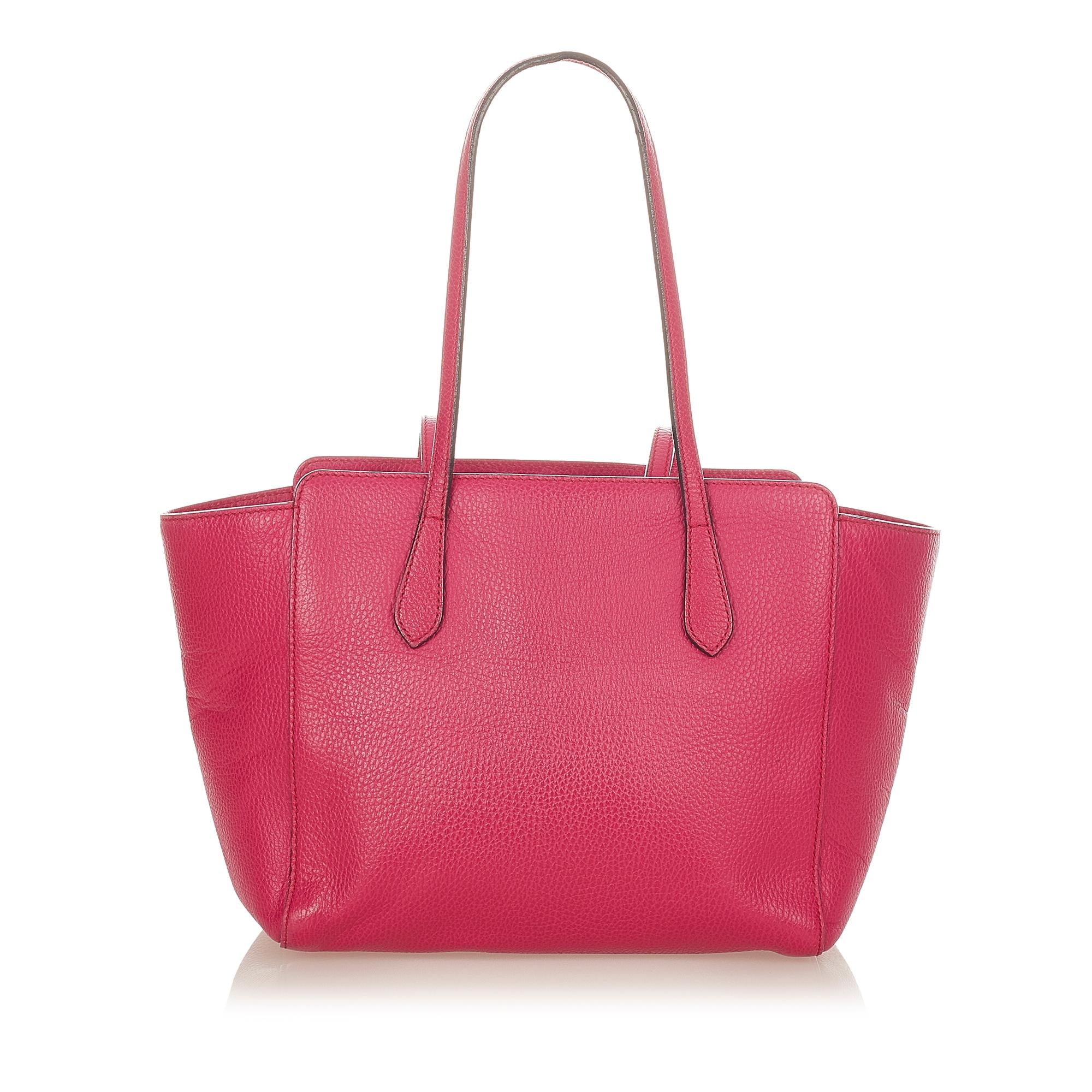 Gucci Swing Leather Tote Bag (SHG-26330)