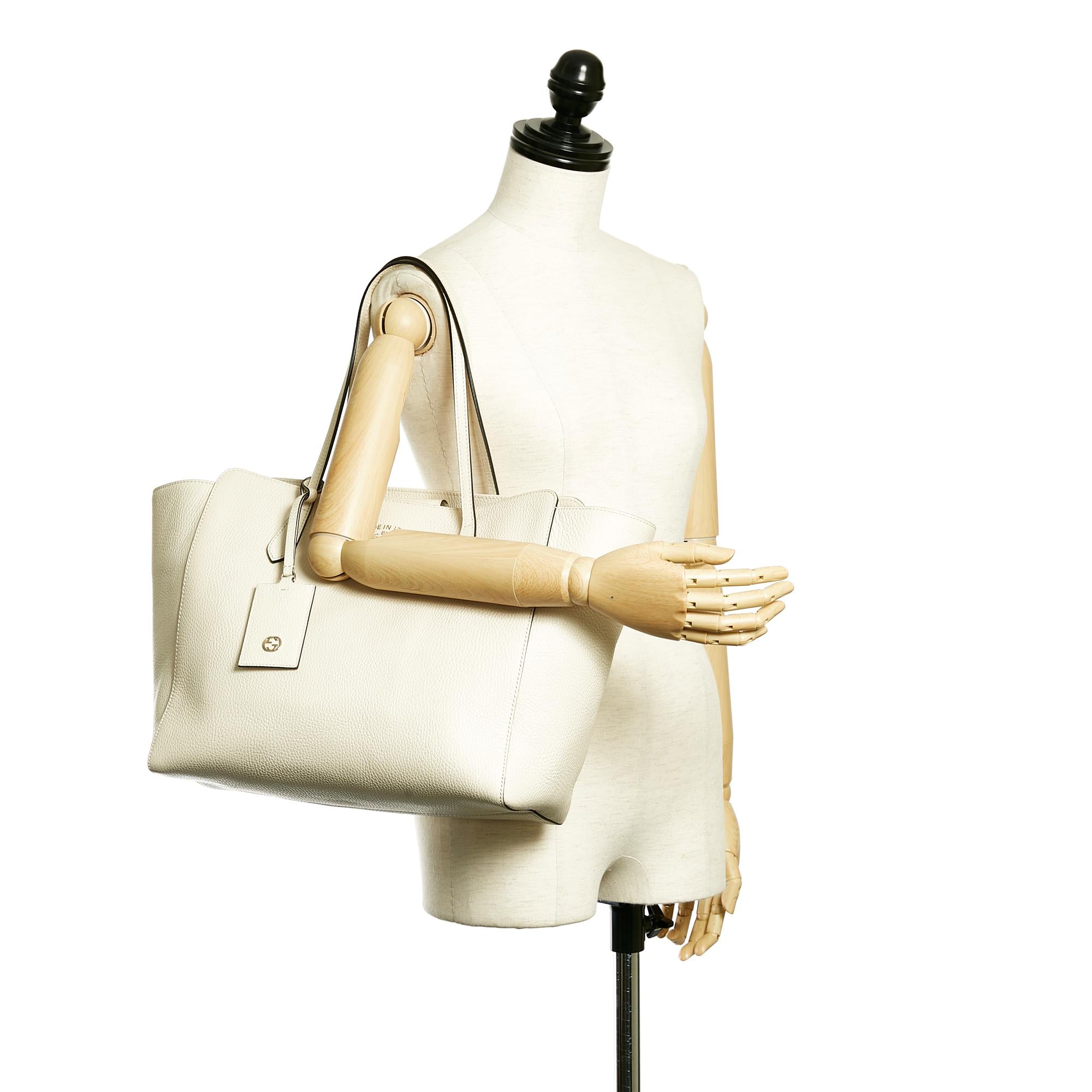 Gucci Swing Leather Tote Bag (SHG-32809)