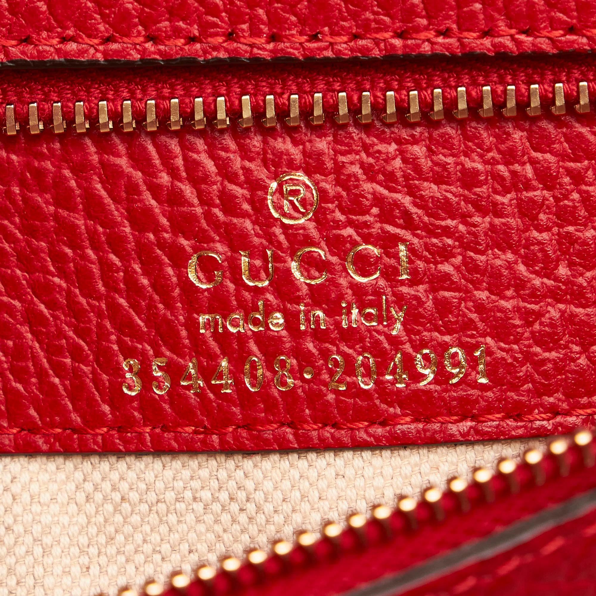 Gucci Swing Leather Tote Bag (SHG-32833)