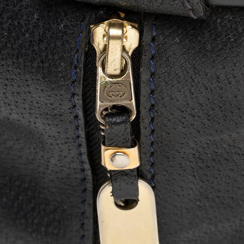 Gucci Vintage GG Plus Web Boston Satchel (SHF-20508)