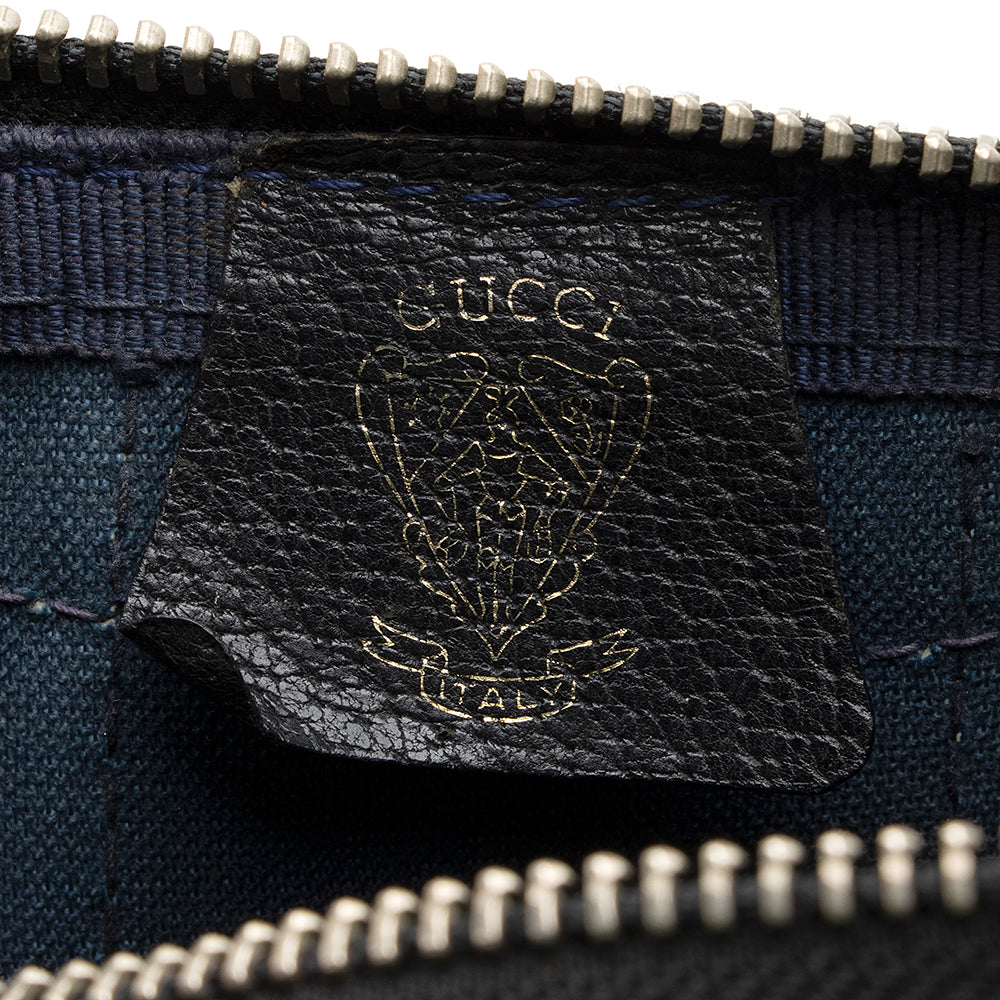 Gucci Vintage GG Plus Web Boston Satchel (SHF-20508)