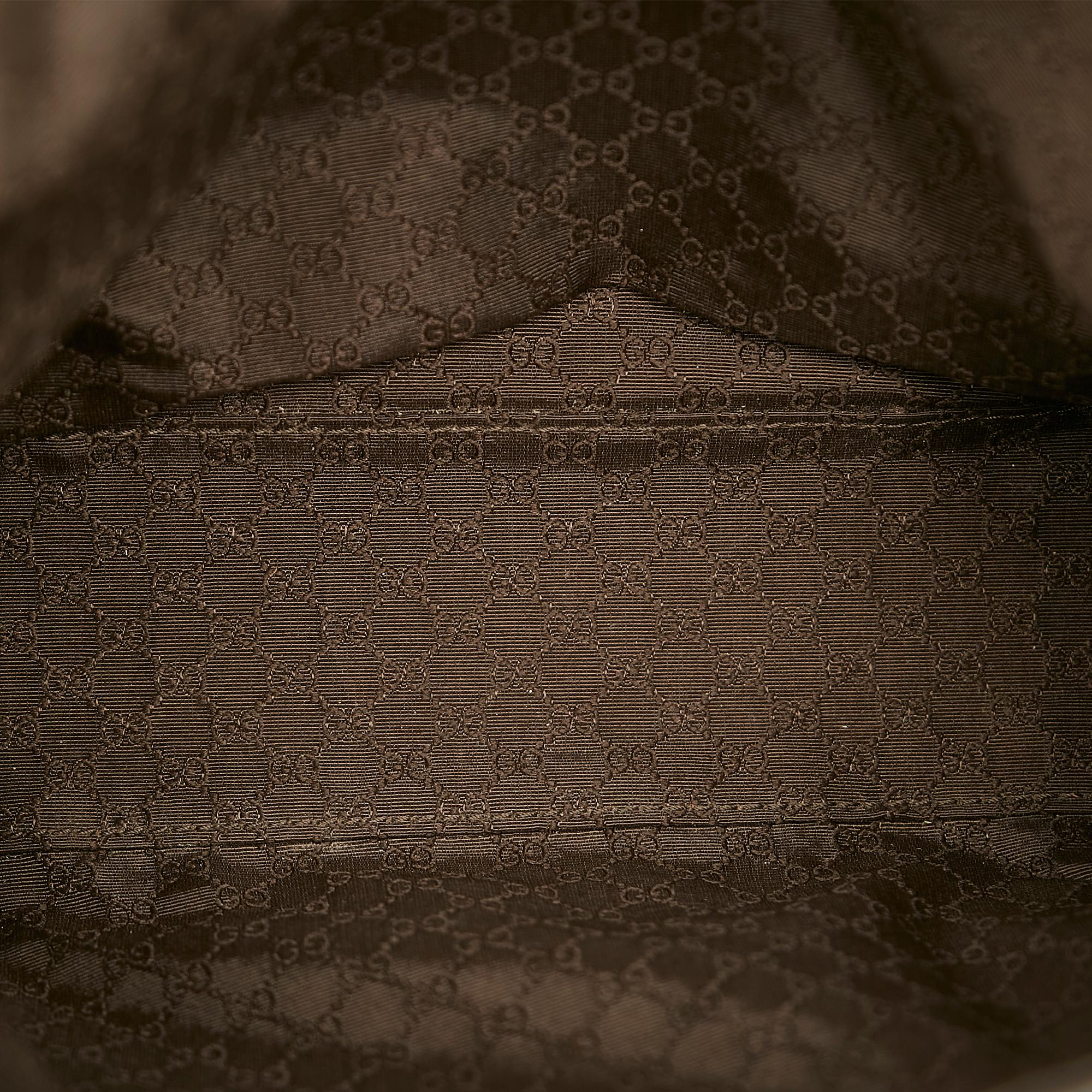 Gucci Web Canvas Shoulder Bag (SHG-23754)