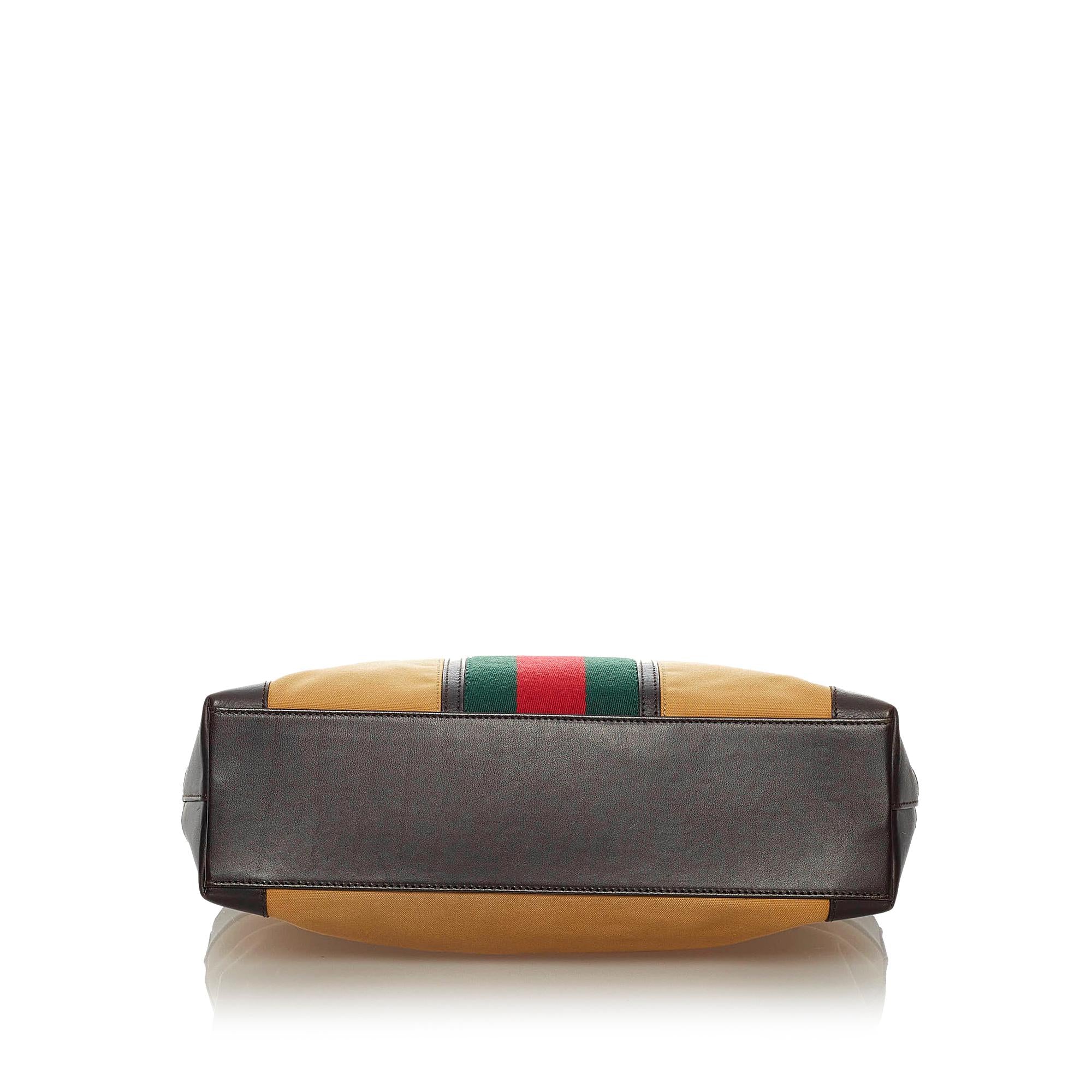 Gucci Web Canvas Tote Bag (SHG-29055)