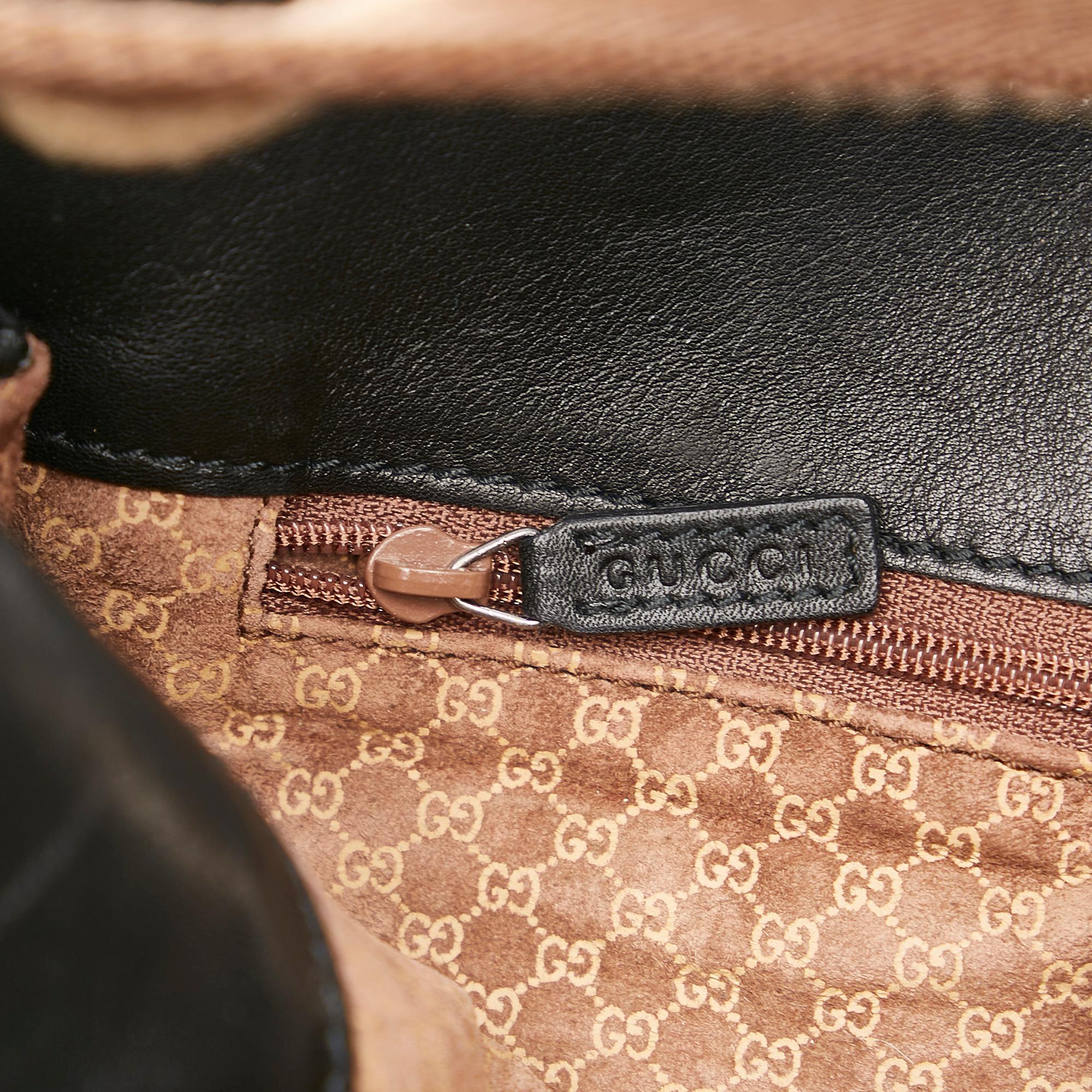 Gucci Web Leather Shoulder Bag (SHG-28499)