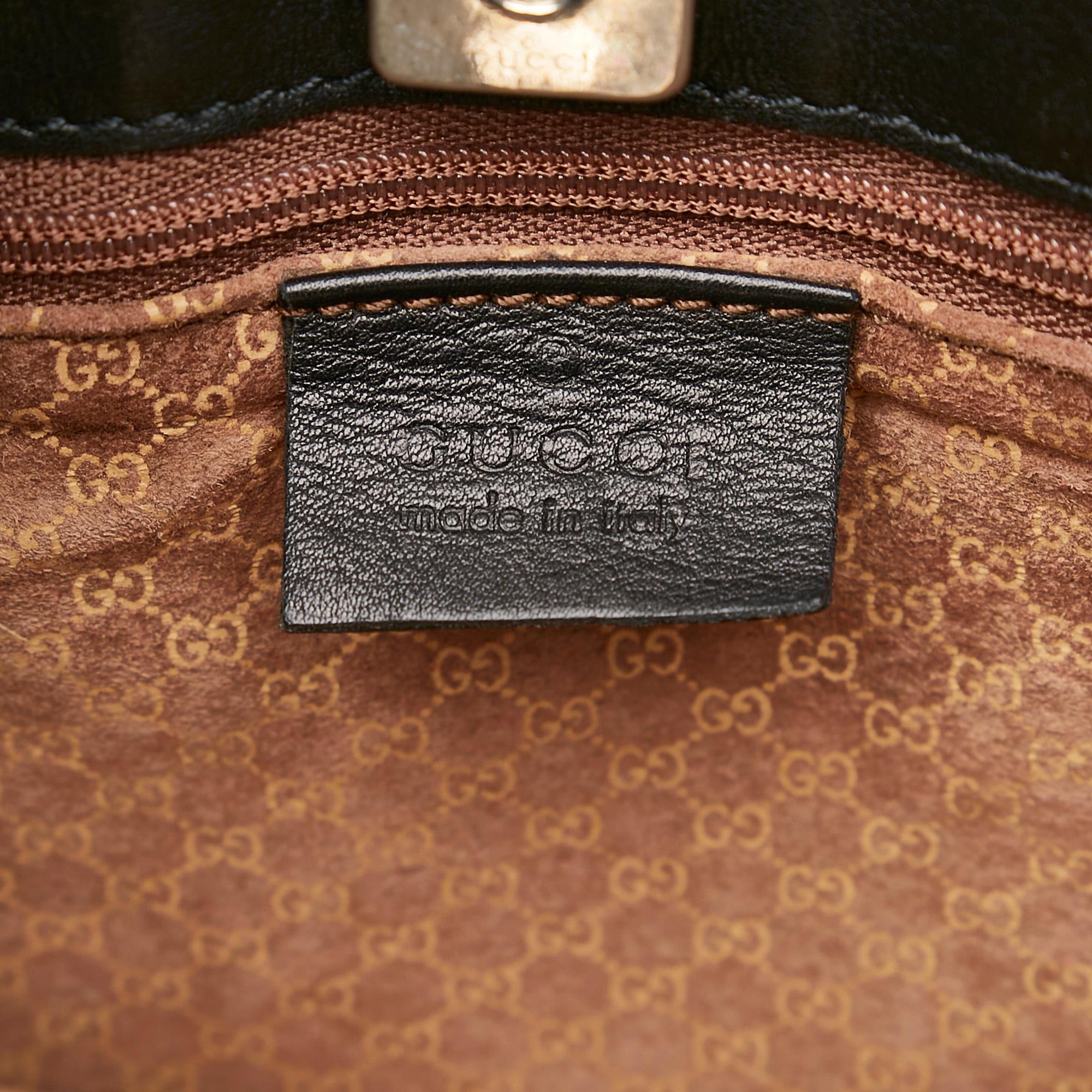 Gucci Web Leather Shoulder Bag (SHG-28499)