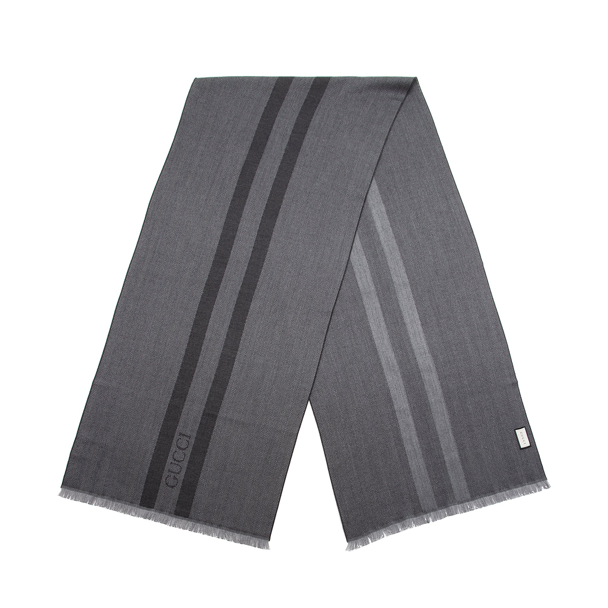 Gucci Wool Cree Logo Scarf (SHF-22461)