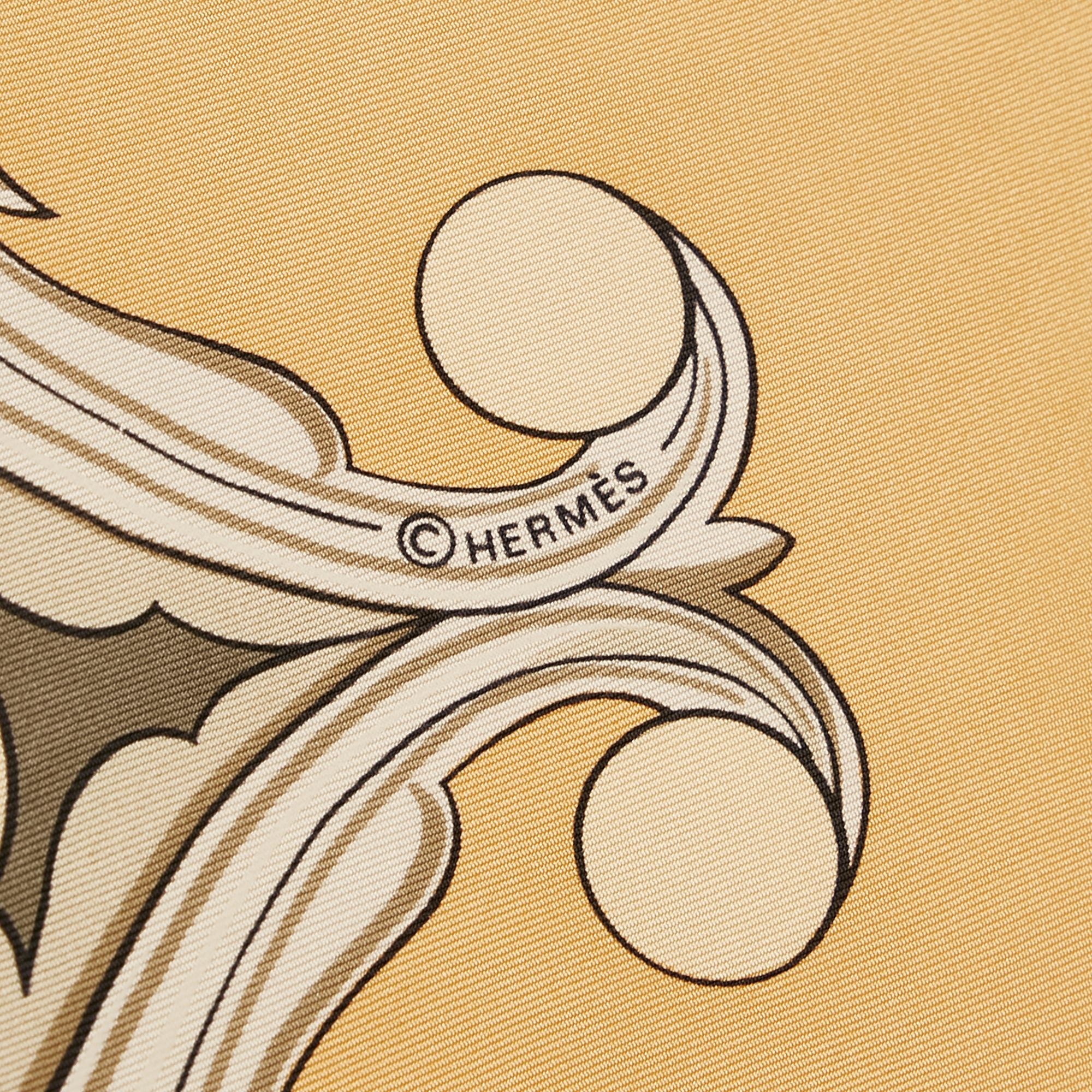 Hermes Animaux Solaires Silk Scarf (SHG-36438)