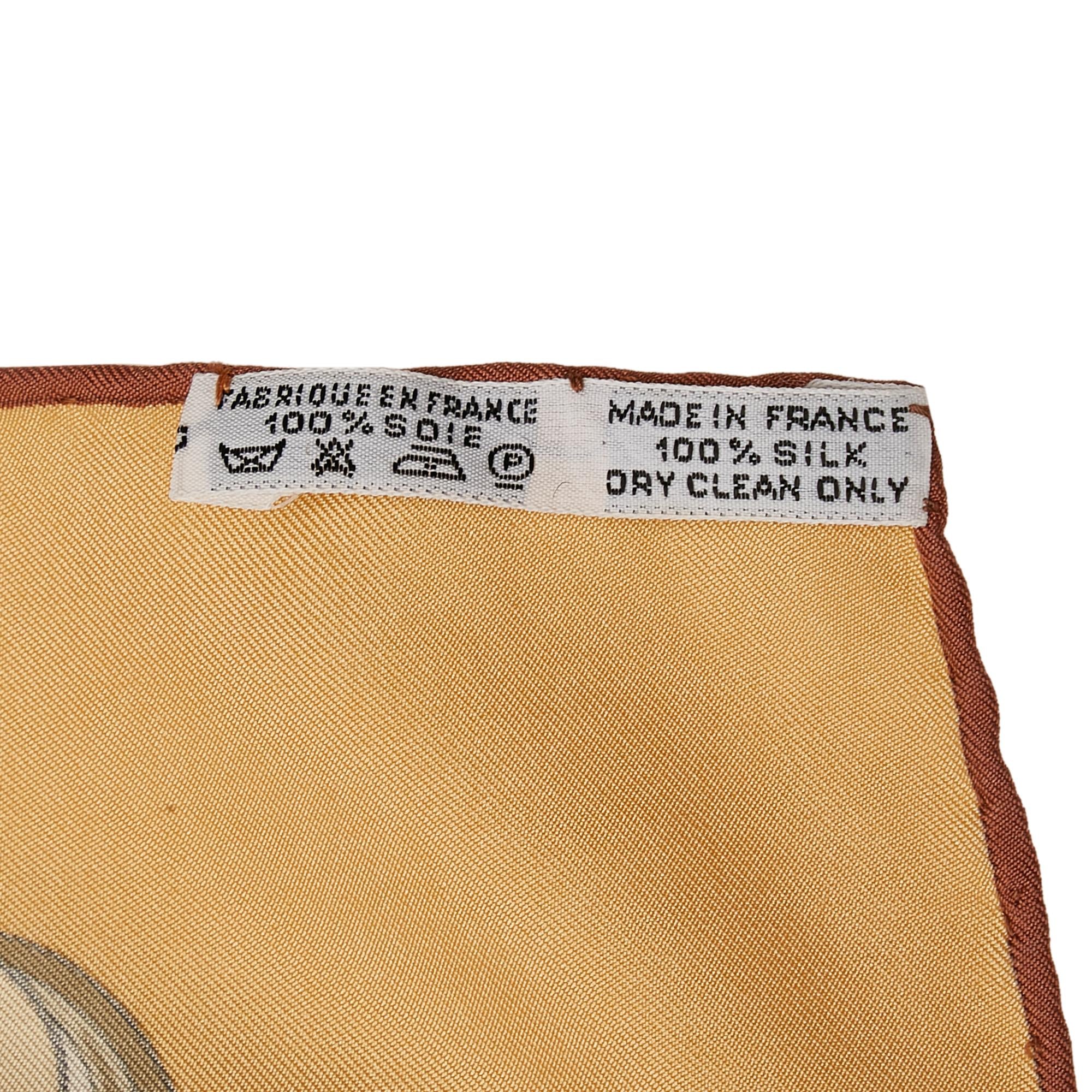 Hermes Animaux Solaires Silk Scarf (SHG-36438)