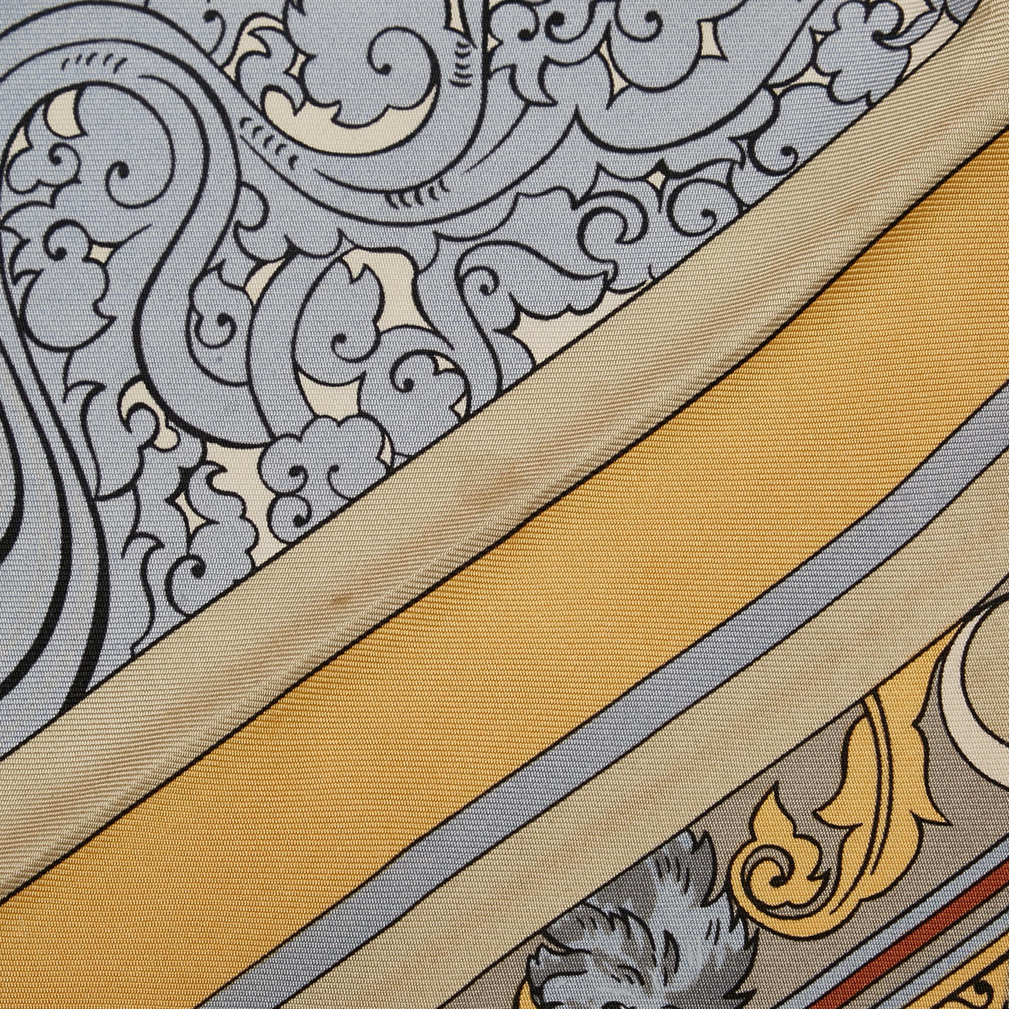 Hermes Animaux Solaires Silk Scarf (SHG-36438)