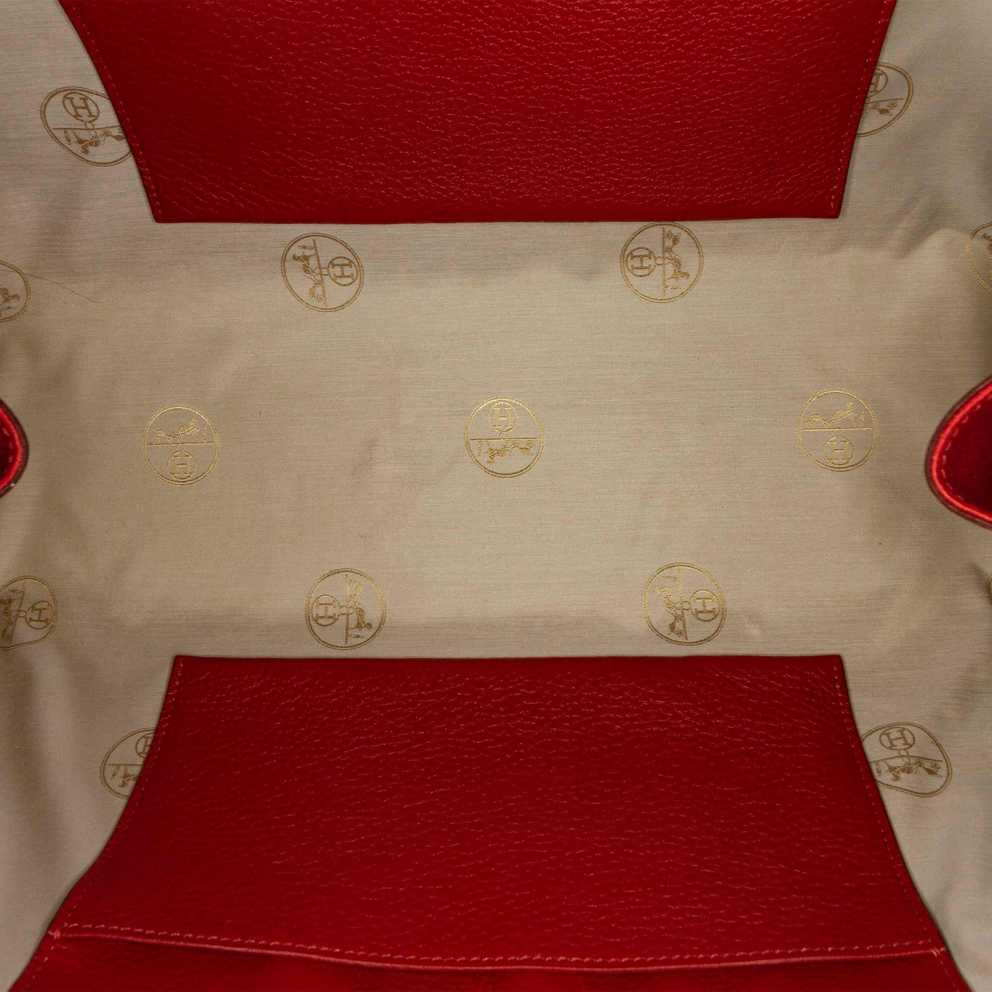 Hermes Atlas Canvas Shoulder Bag (SHG-24051)