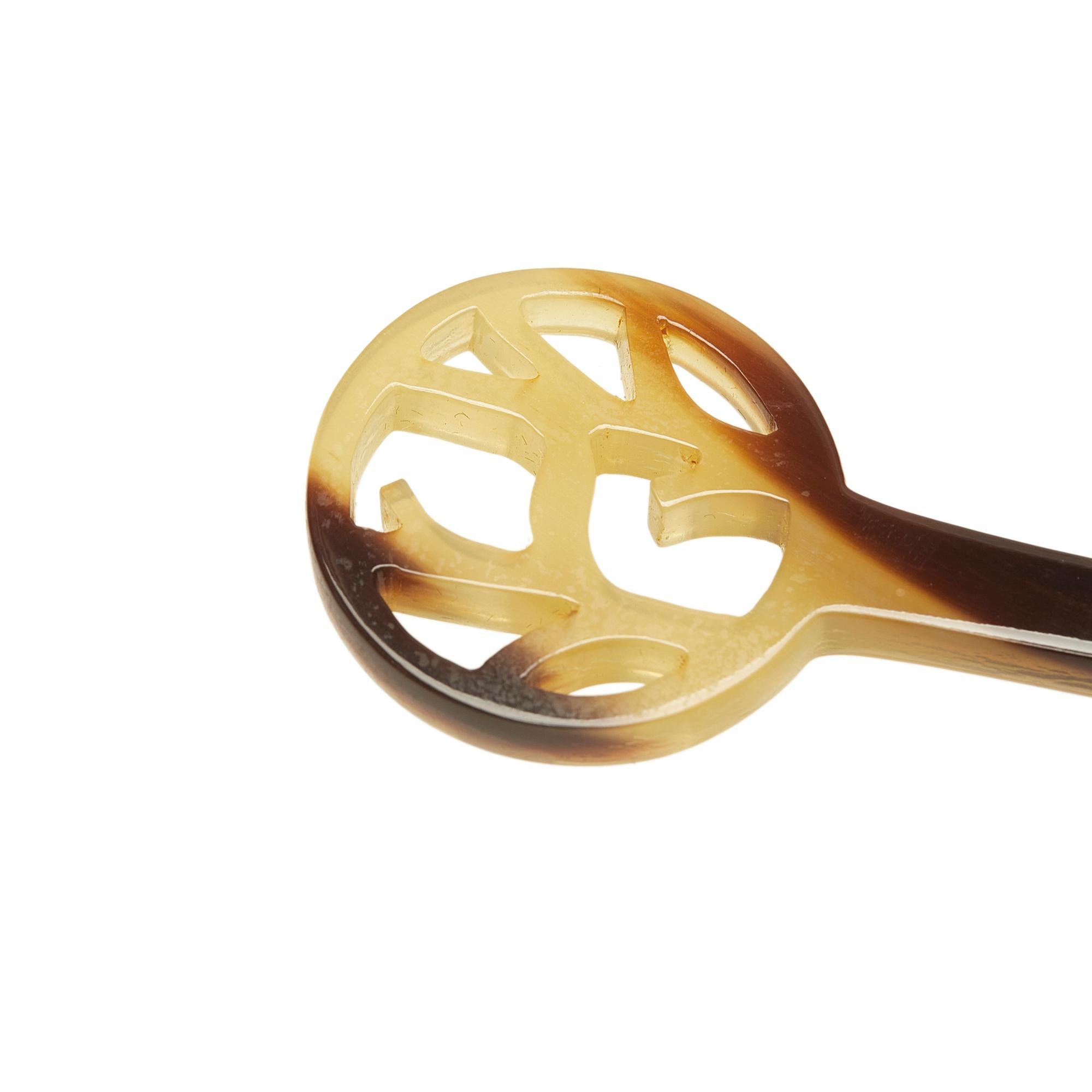 Hermes Buffalo Horn Hair Pick (SHG-28934)