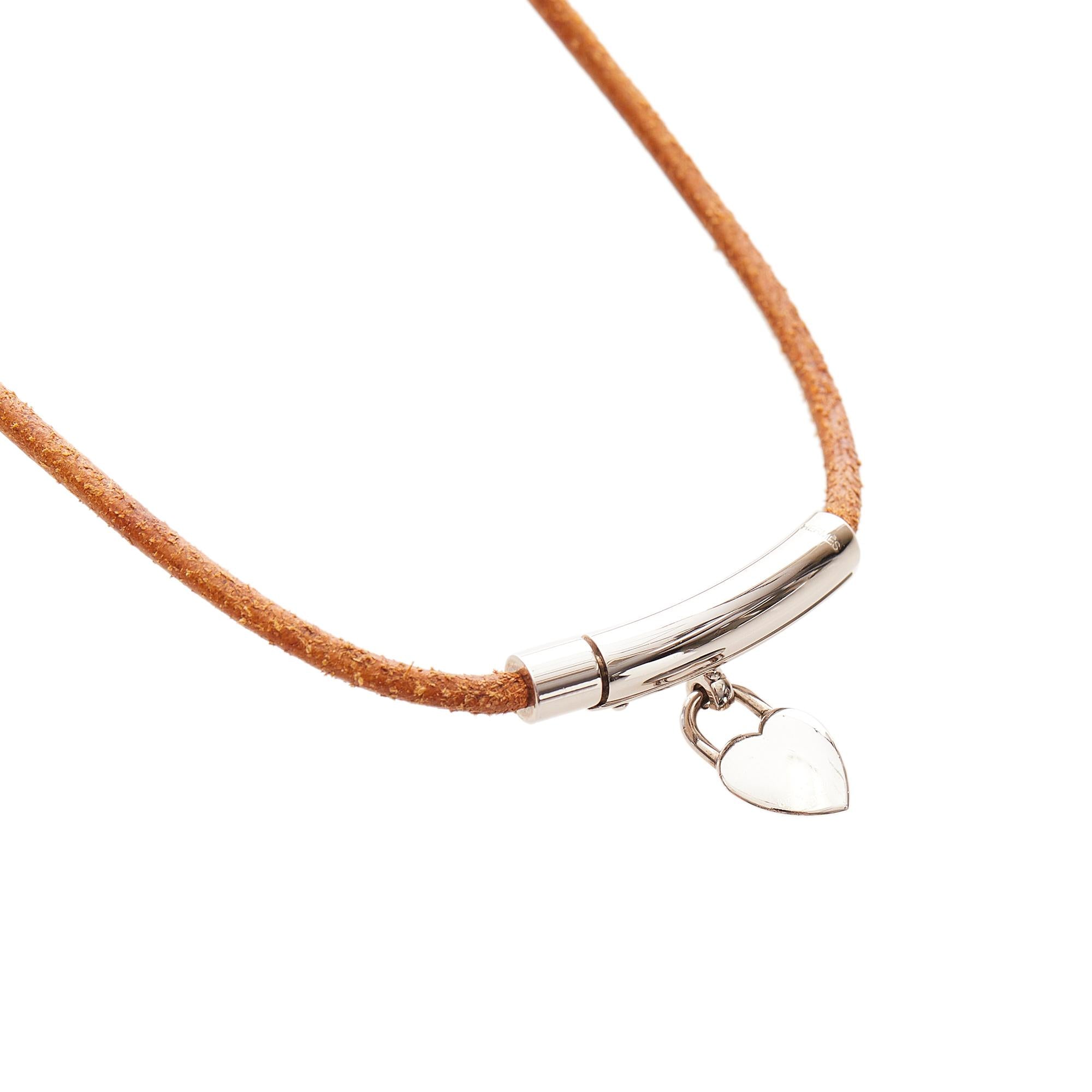 Hermes Cadena Leather Choker (SHG-27866)