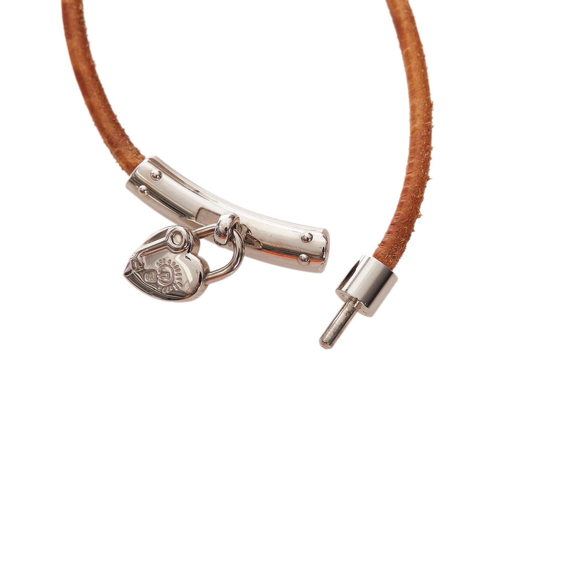 Hermes Cadena Leather Choker (SHG-27866)