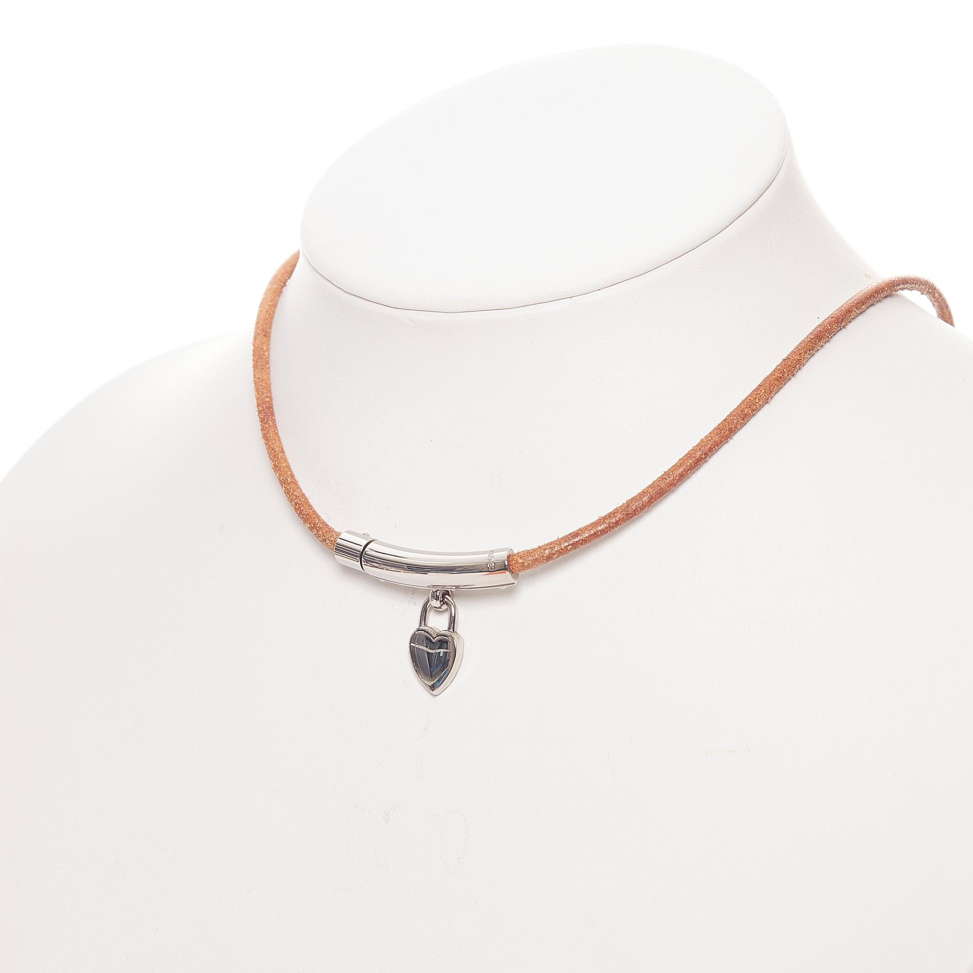 Hermes Cadena Leather Choker (SHG-27866)