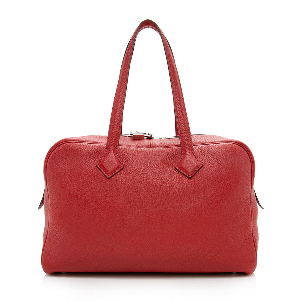 Hermes Clemence Victoria II f35 cm Satchel - FINAL SALE (SHF-15062)