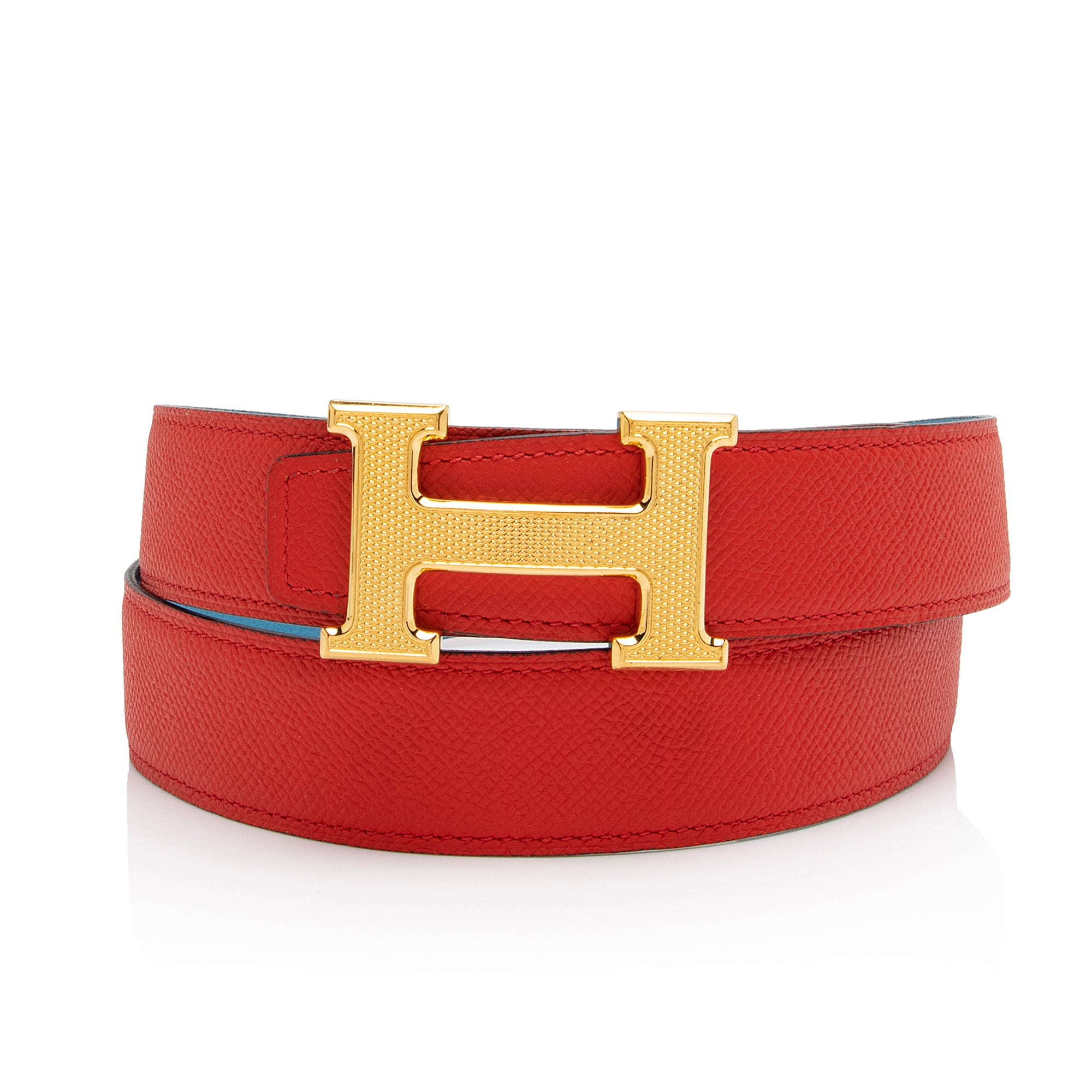 Hermes Epsom H Guillochee Reversible Belt - Size 36 / 90 (SHF-2a8giV)