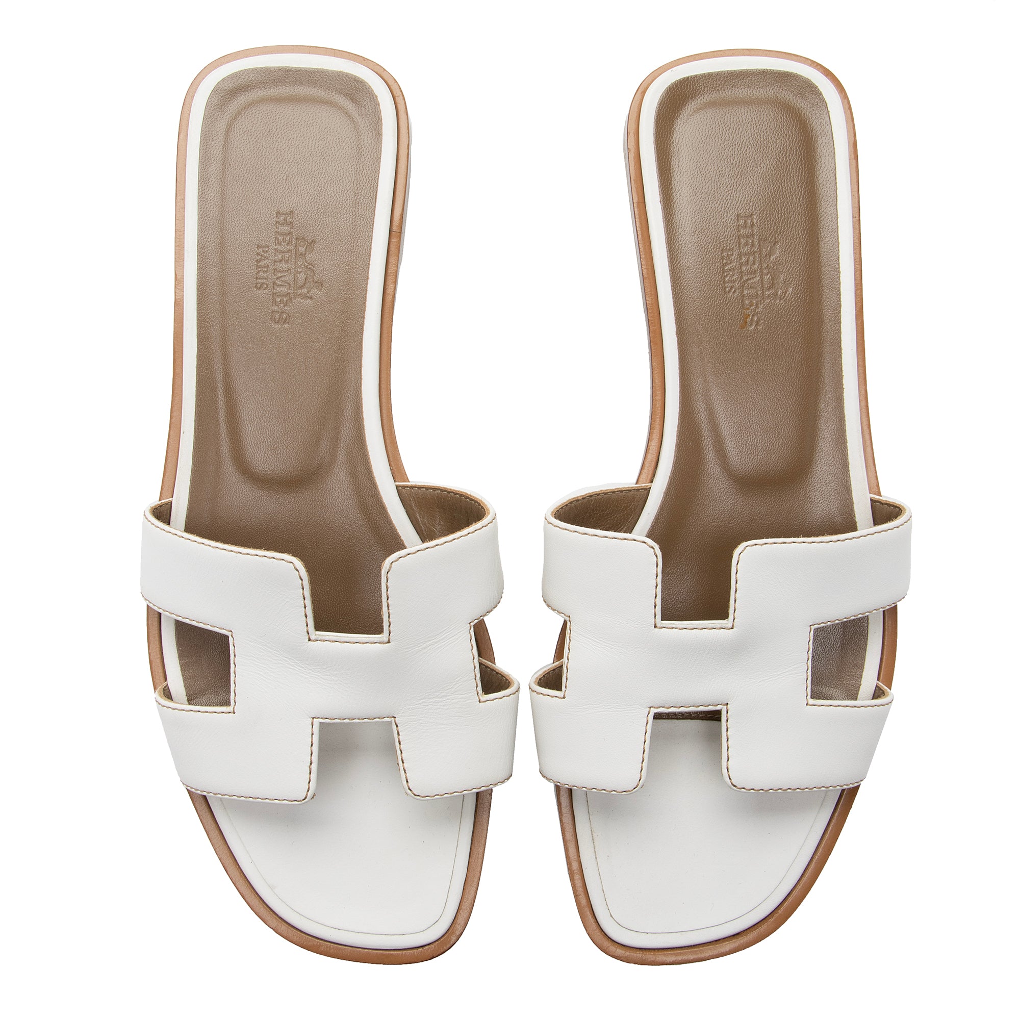 Hermes Epsom Oran Sandals - Size 6 / 36 (SHF-jr63MQ)