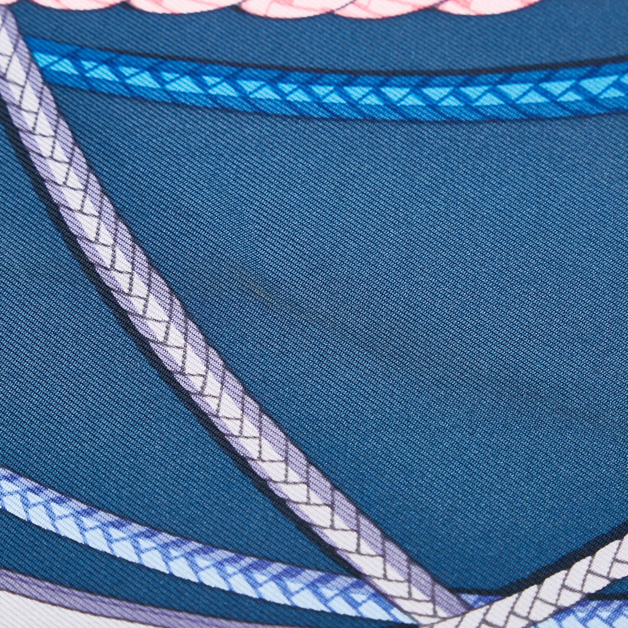Hermes Fouets et Badines Silk Scarf (SHG-36434)