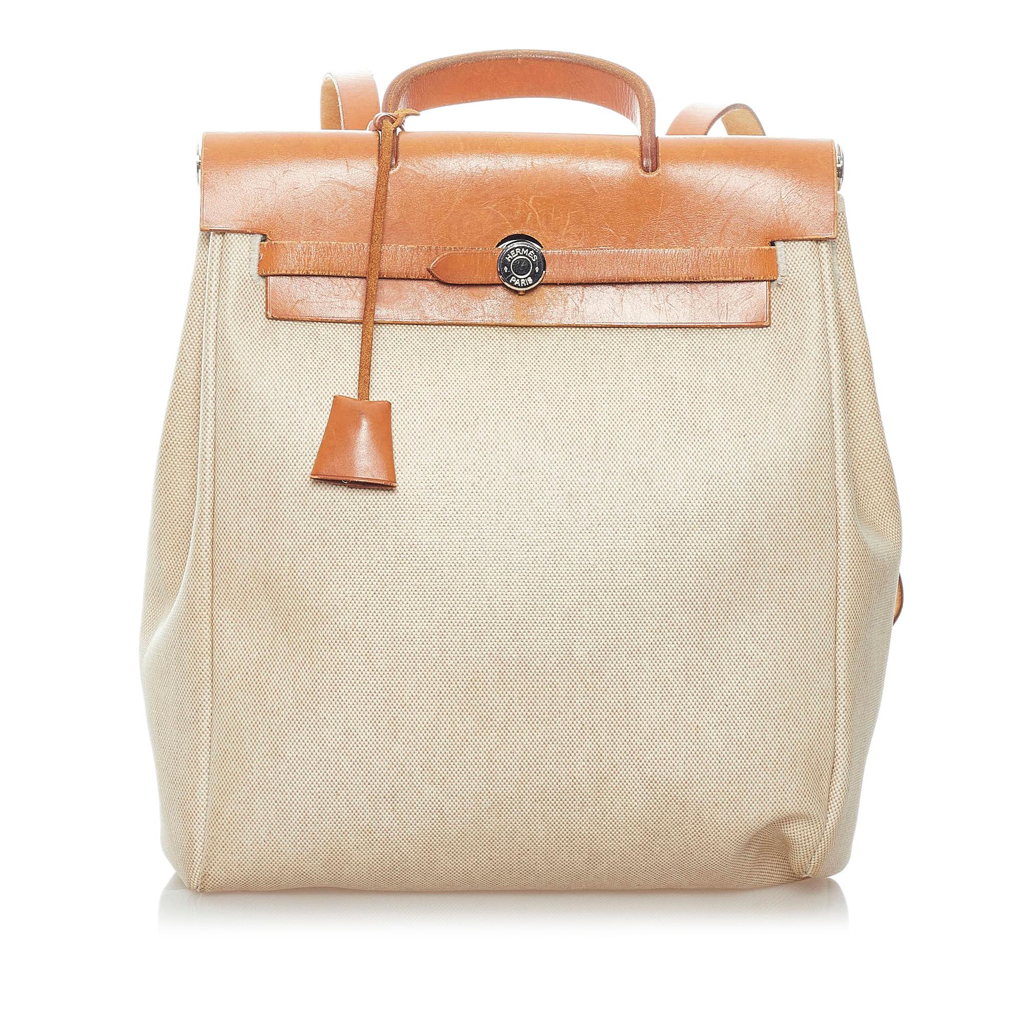 Hermes Herbag Canvas Backpack (SHG-32314)