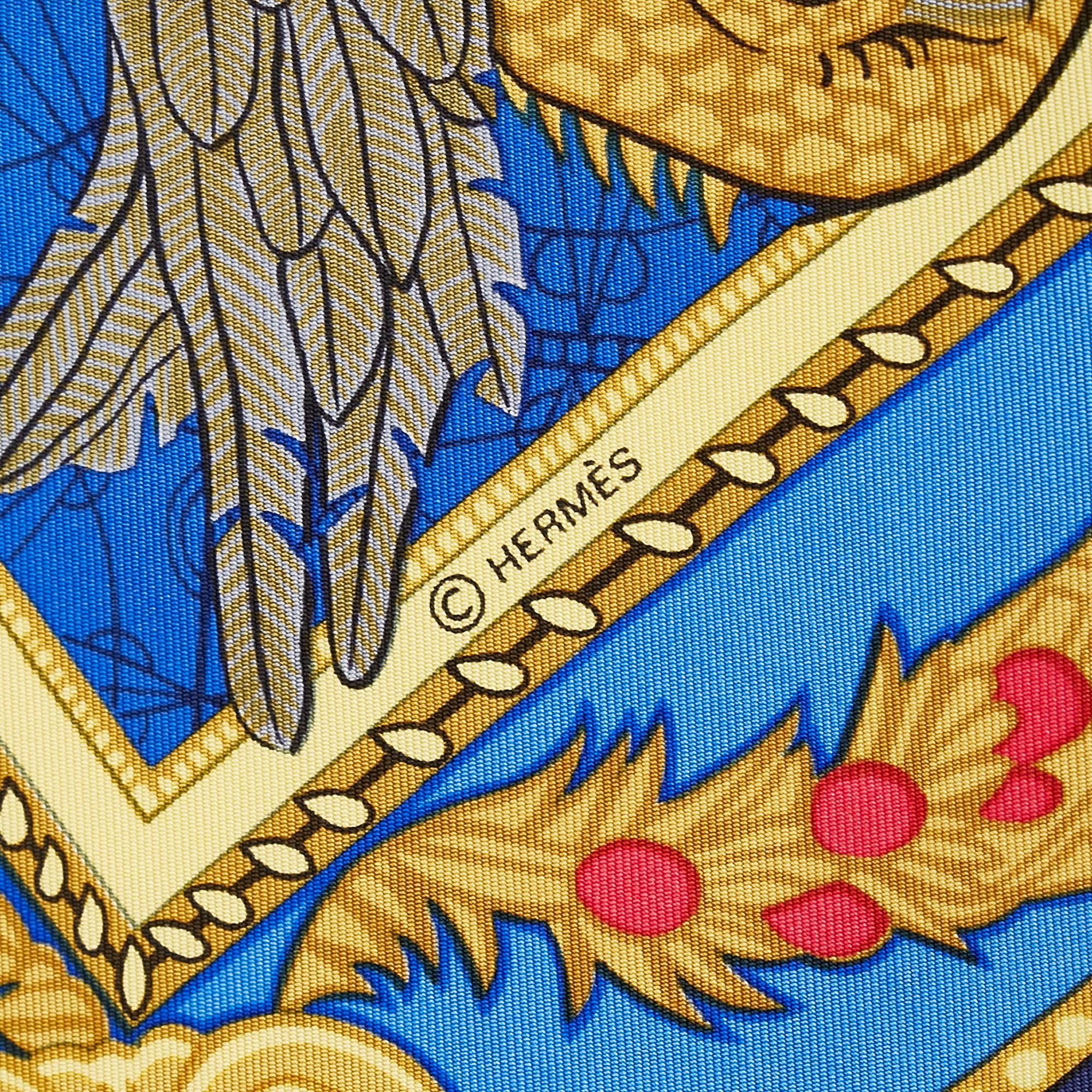 Hermes Les Bissone de Venise Silk Scarf (SHG-36506)