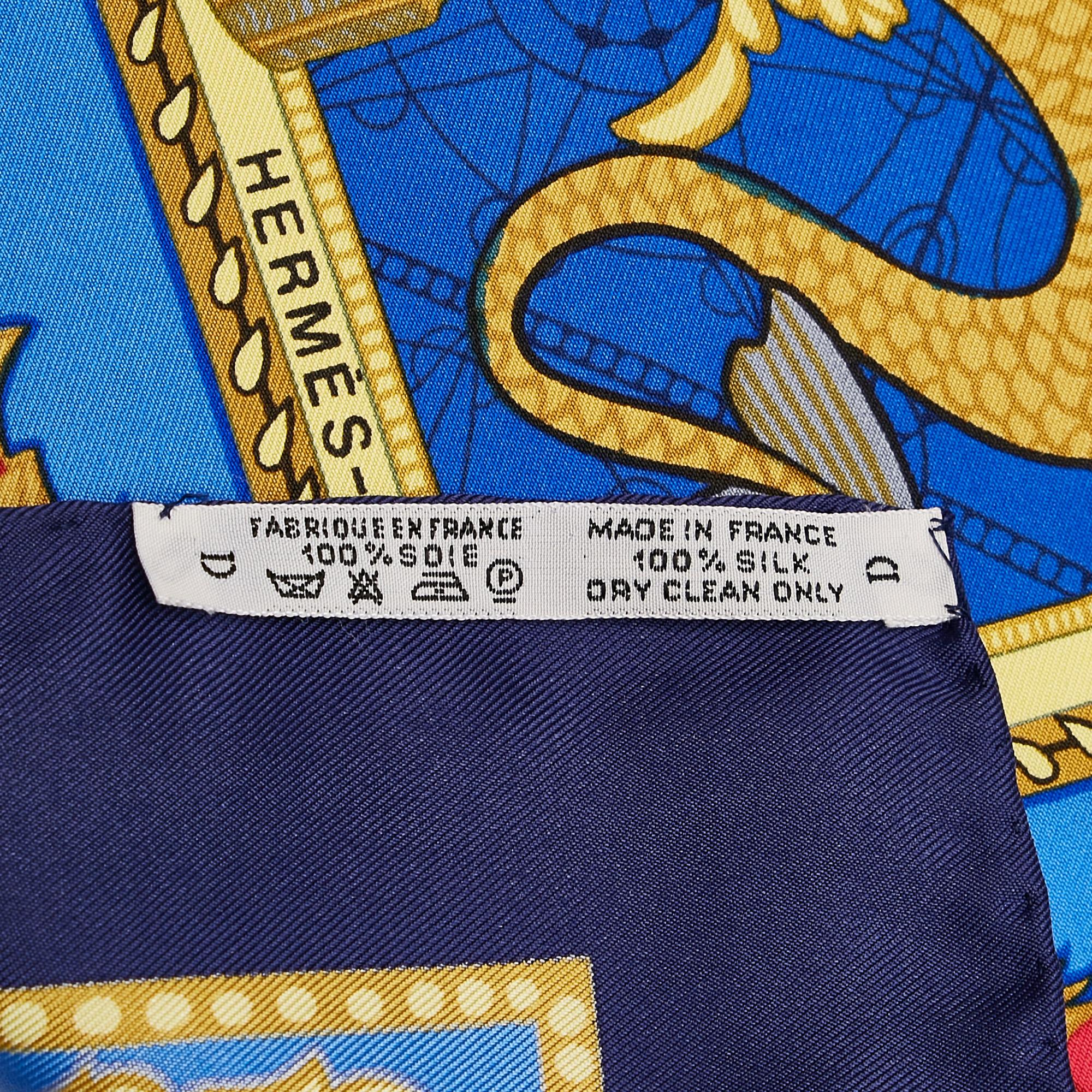 Hermes Les Bissone de Venise Silk Scarf (SHG-36506)