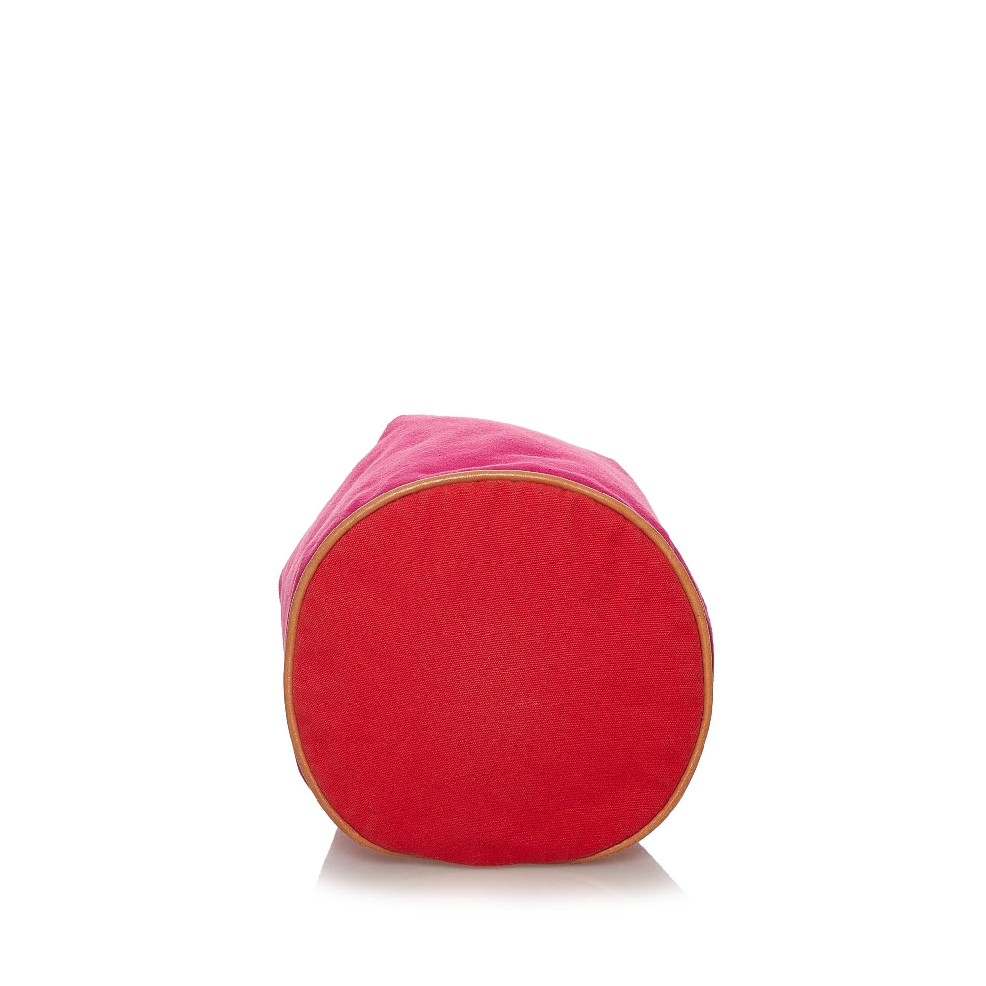 Hermes Polochon Mimile Canvas Backpack (SHG-28450)