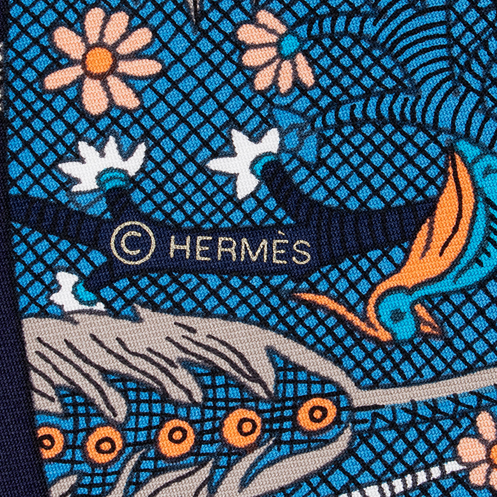 Hermes Silk Acte III, Scene I, La Clairiere 90cm Scarf (SHF-18454)