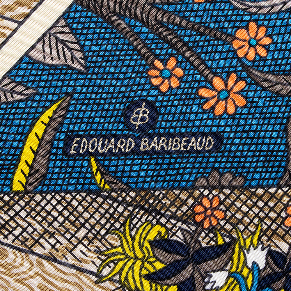 Hermes Silk Acte III, Scene I, La Clairiere 90cm Scarf (SHF-18454)