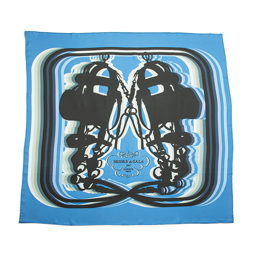 Hermes Silk Brides de Gala Shadow 90cm Scarf (SHF-20649)