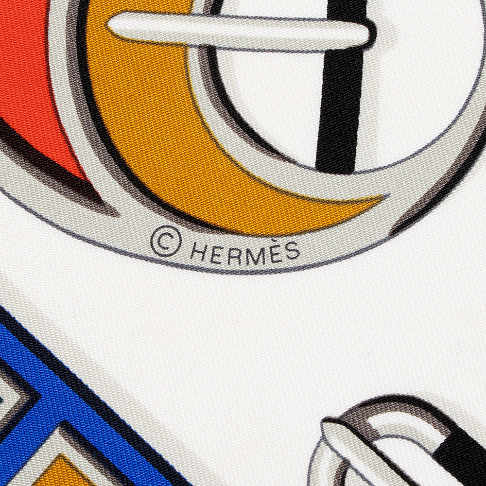 Hermes Silk Carre en Boucles 90cm Scarf (SHF-18456)