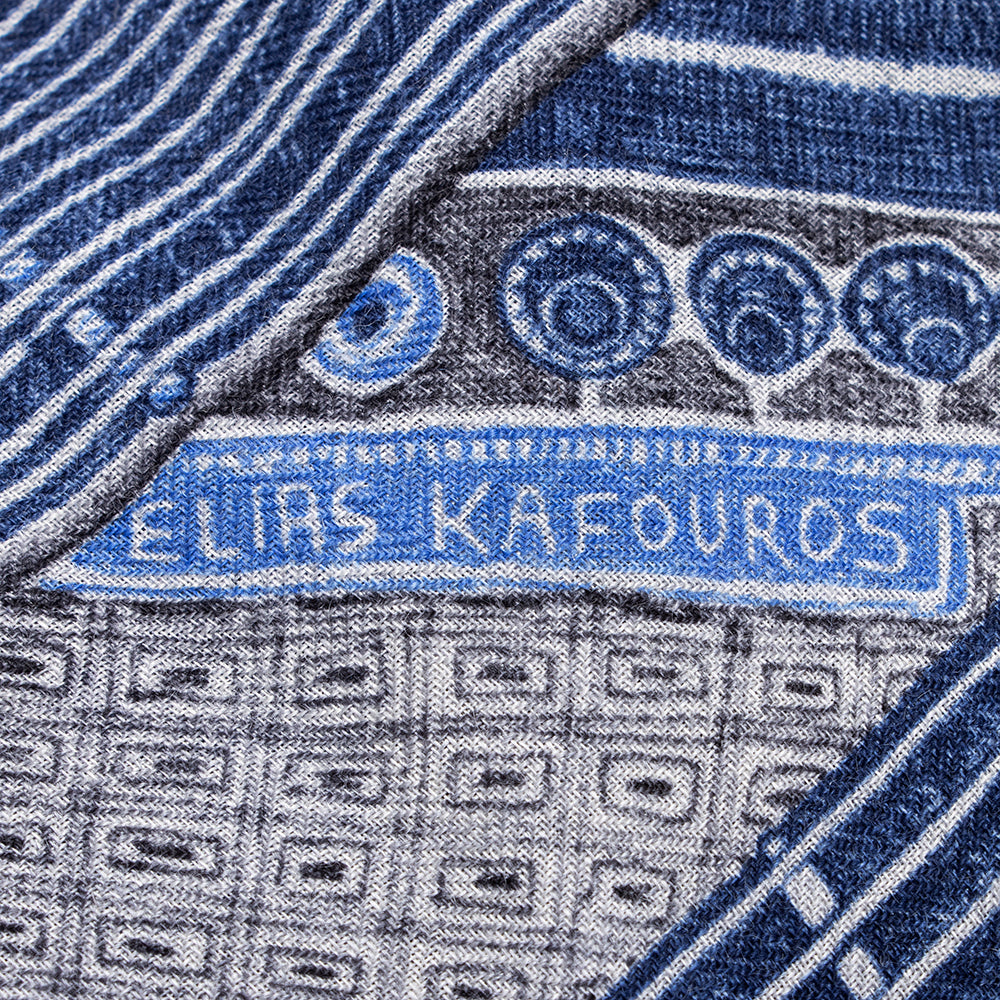 Hermes Silk Cashmere Le Songe De La Licorne 140cm Shawl (SHF-20651)