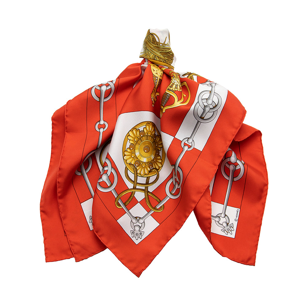 Hermes Silk Cliquetis 90cm Scarf (SHF-21096)