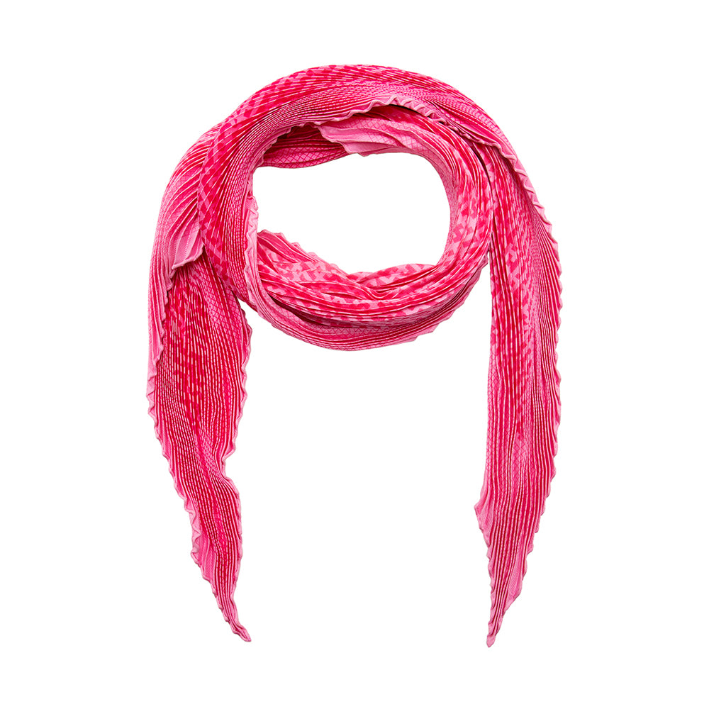 Hermes Silk H en Biais Plisse Scarf (SHF-17694)