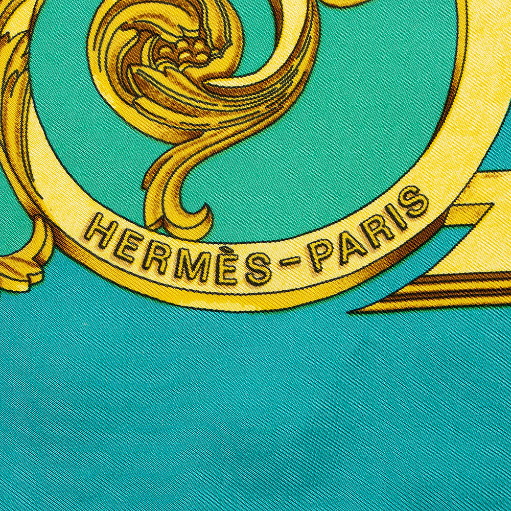 Hermes Silk Les Tuileries 90 cm Scarf (SHF-17732)