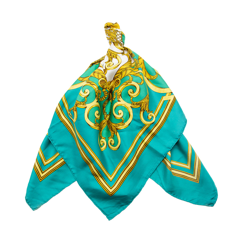 Hermes Silk Les Tuileries 90 cm Scarf (SHF-17732)